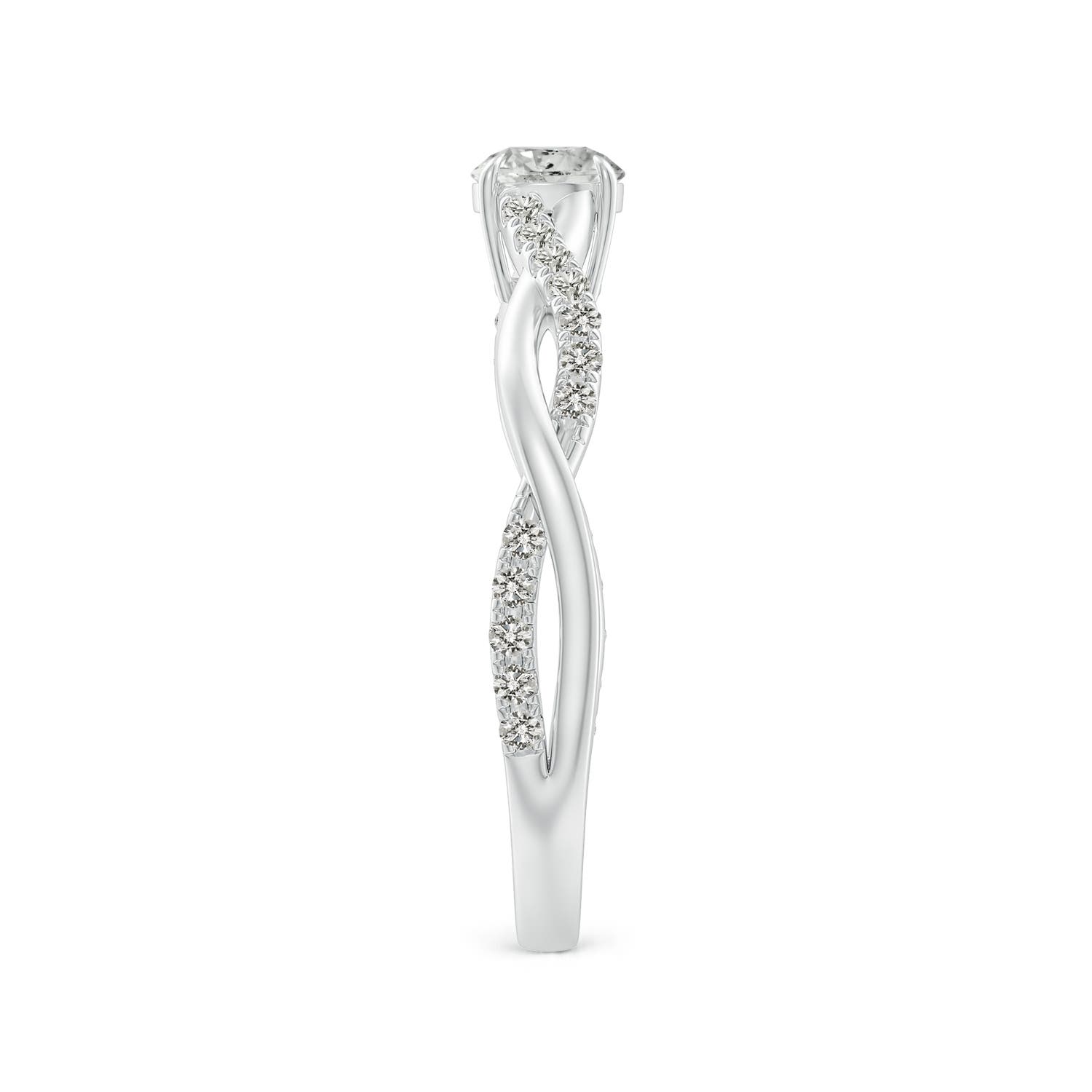 K, I3 / 0.49 CT / 14 KT White Gold