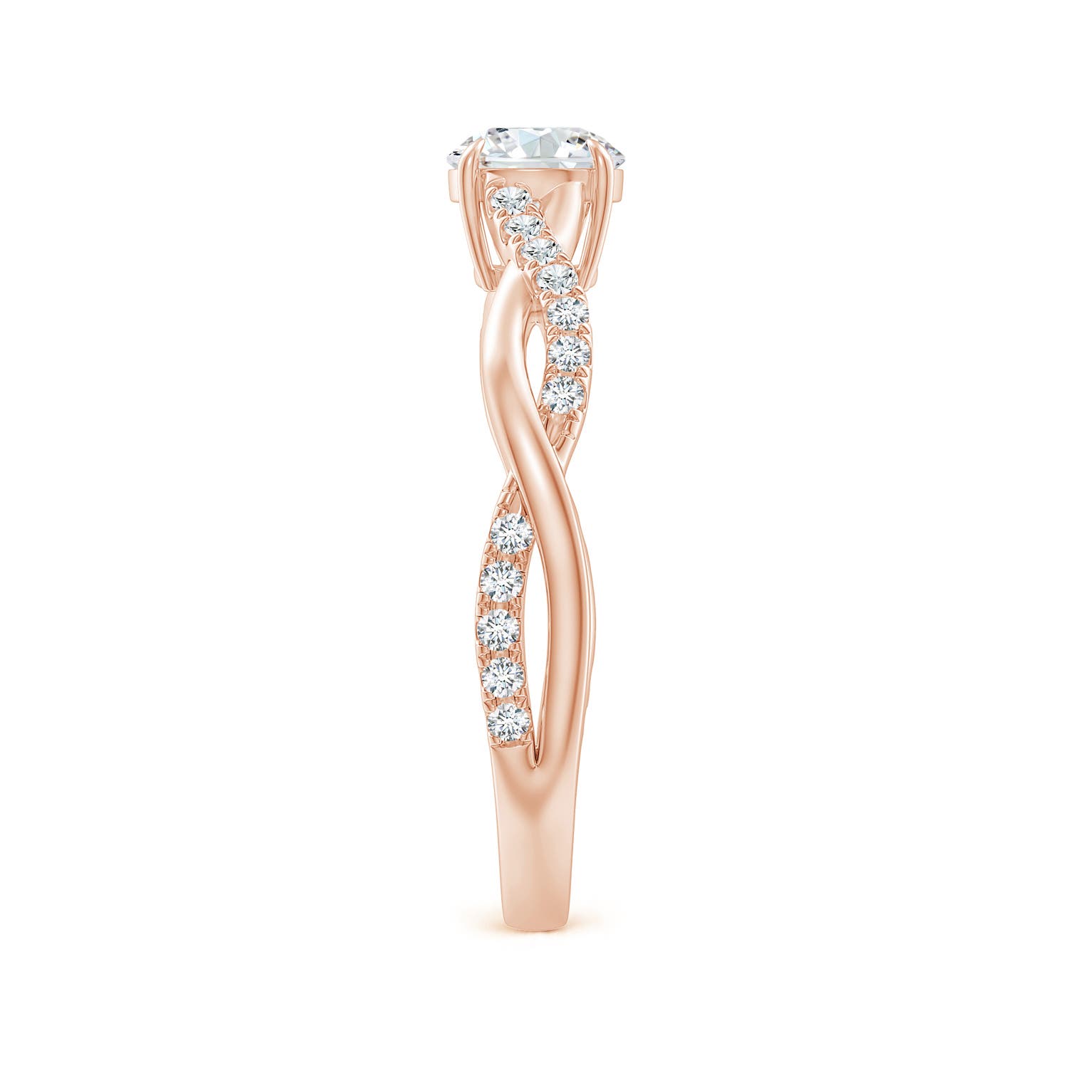 F-G, VS / 0.74 CT / 18 KT Rose Gold