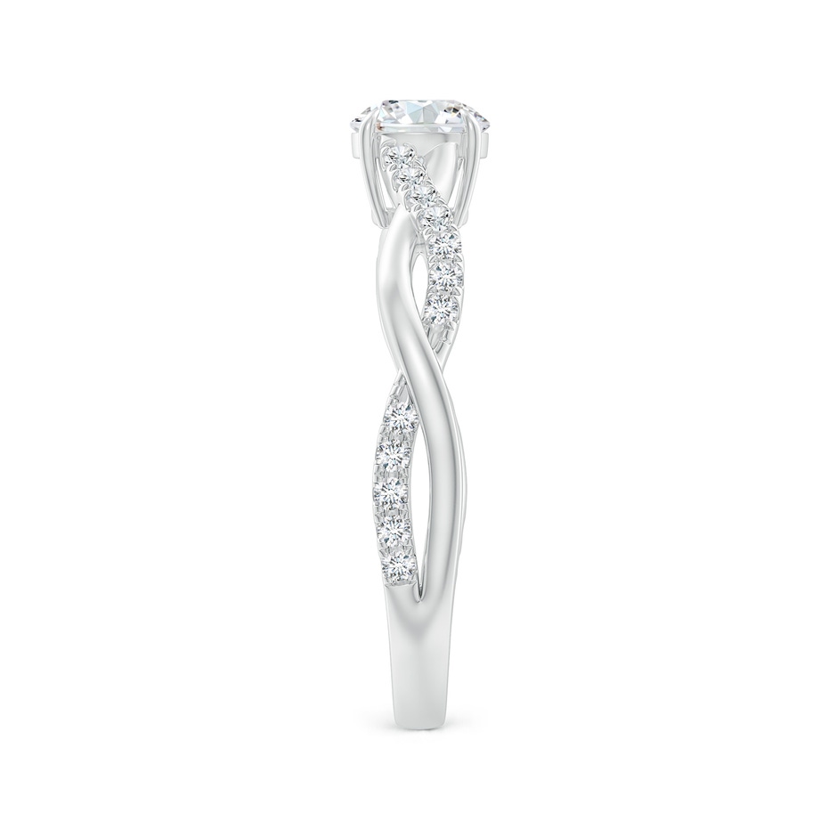 5.2mm GVS2 Classic Solitaire Diamond Twist Shank Engagement Ring in P950 Platinum side-2
