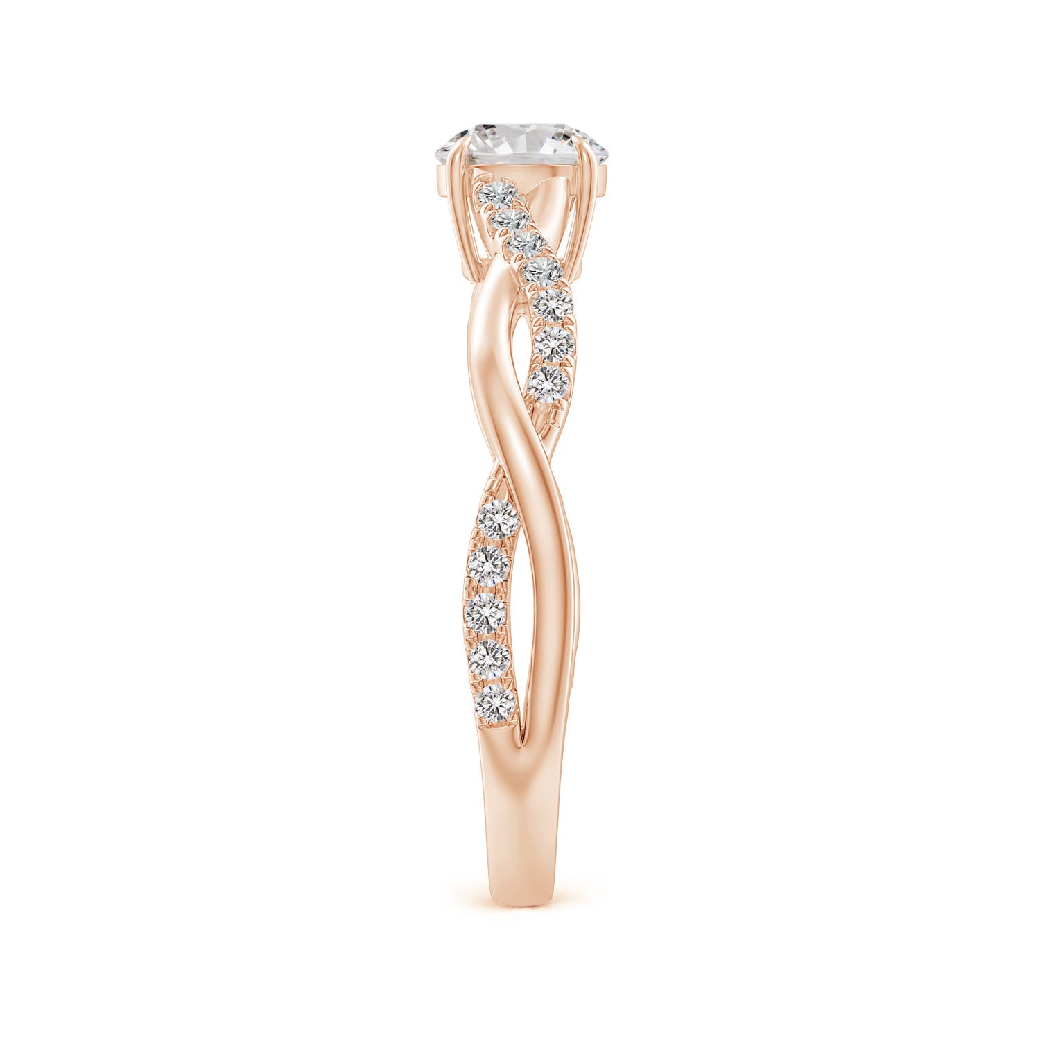 I-J, I1-I2 / 0.74 CT / 14 KT Rose Gold