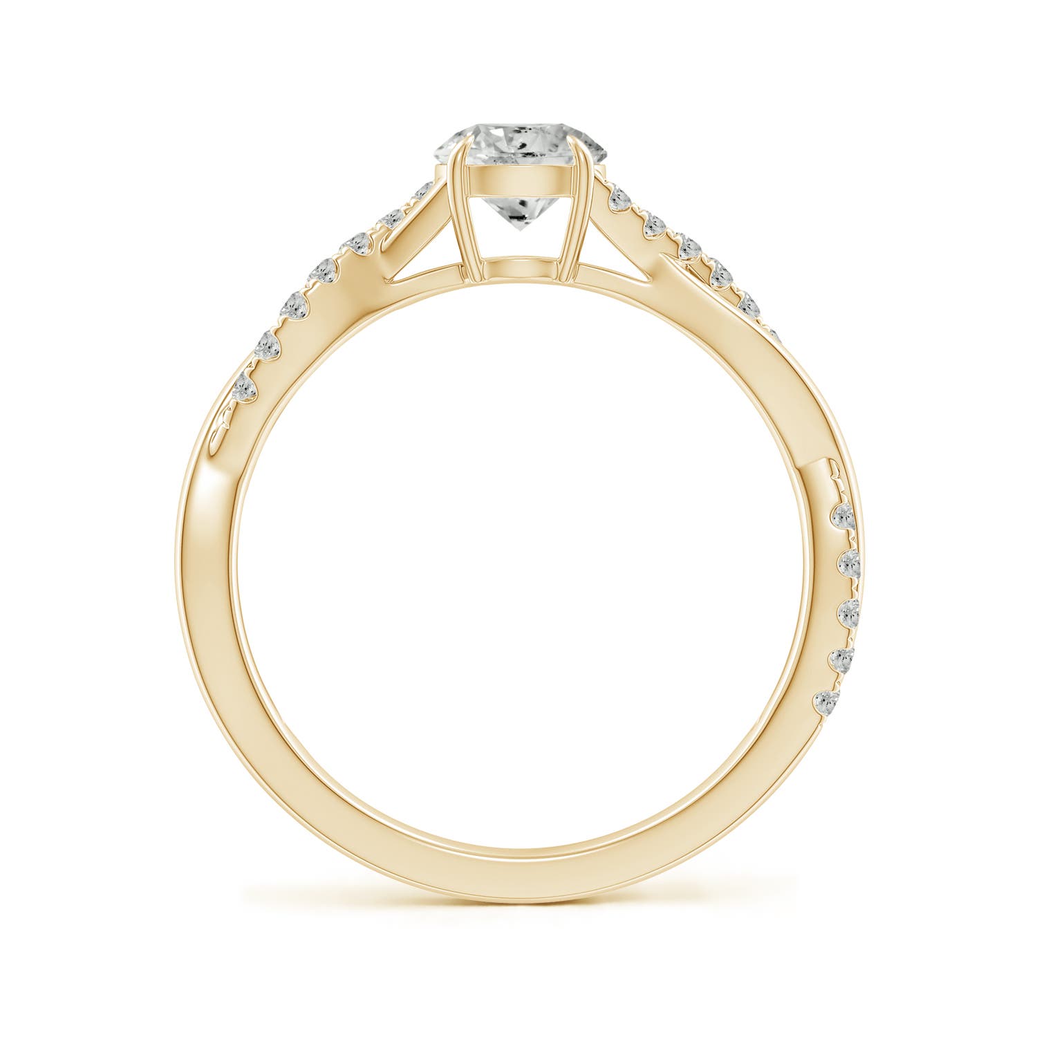 K, I3 / 0.74 CT / 14 KT Yellow Gold