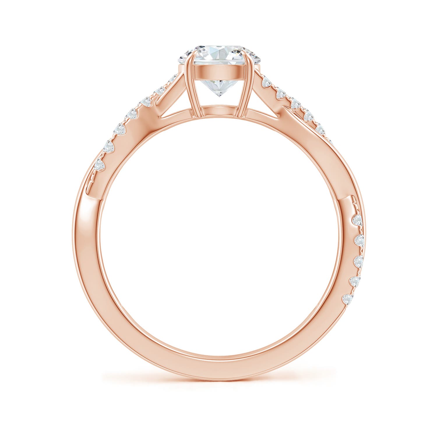 F-G, VS / 0.99 CT / 18 KT Rose Gold