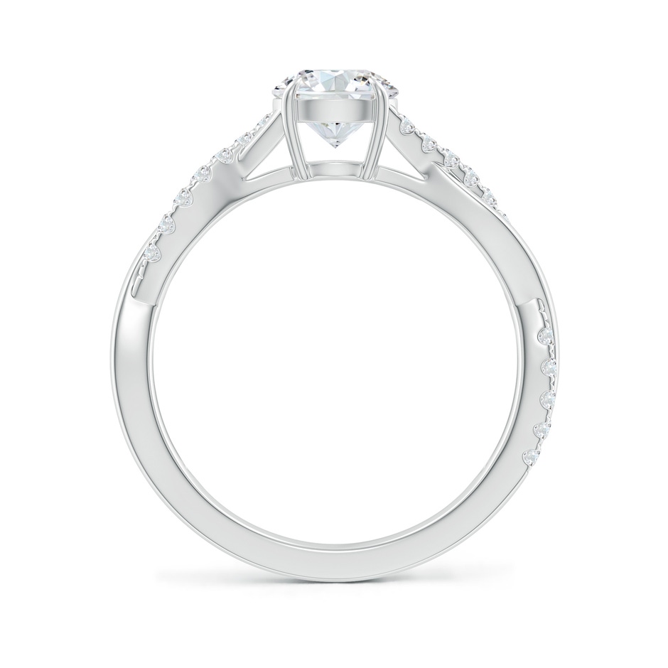 5.9mm GVS2 Classic Solitaire Diamond Twist Shank Engagement Ring in P950 Platinum side-1