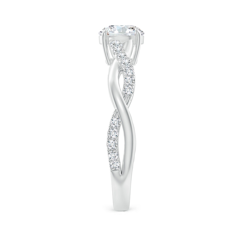 5.9mm GVS2 Classic Solitaire Diamond Twist Shank Engagement Ring in P950 Platinum side-2