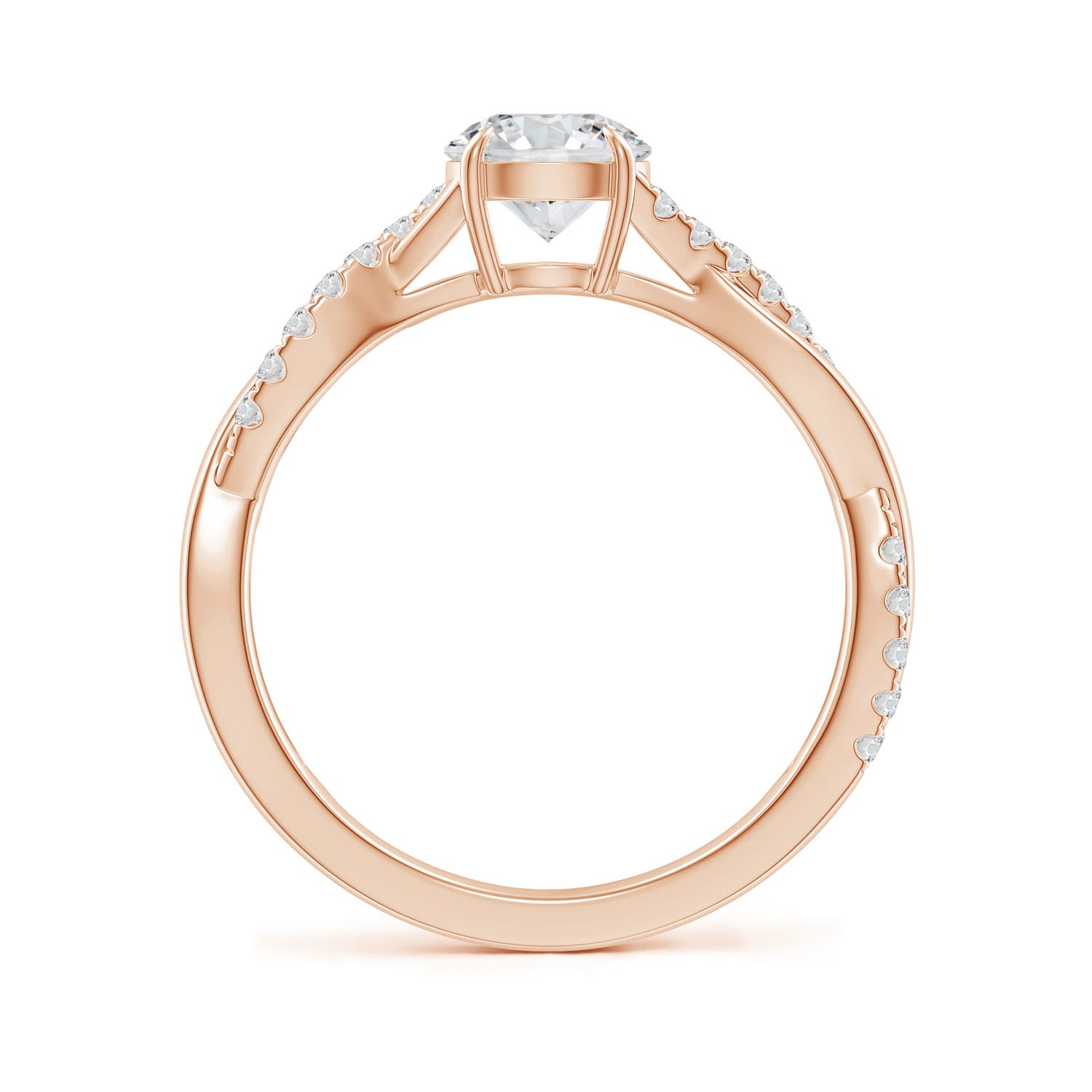 H, SI2 / 0.99 CT / 14 KT Rose Gold