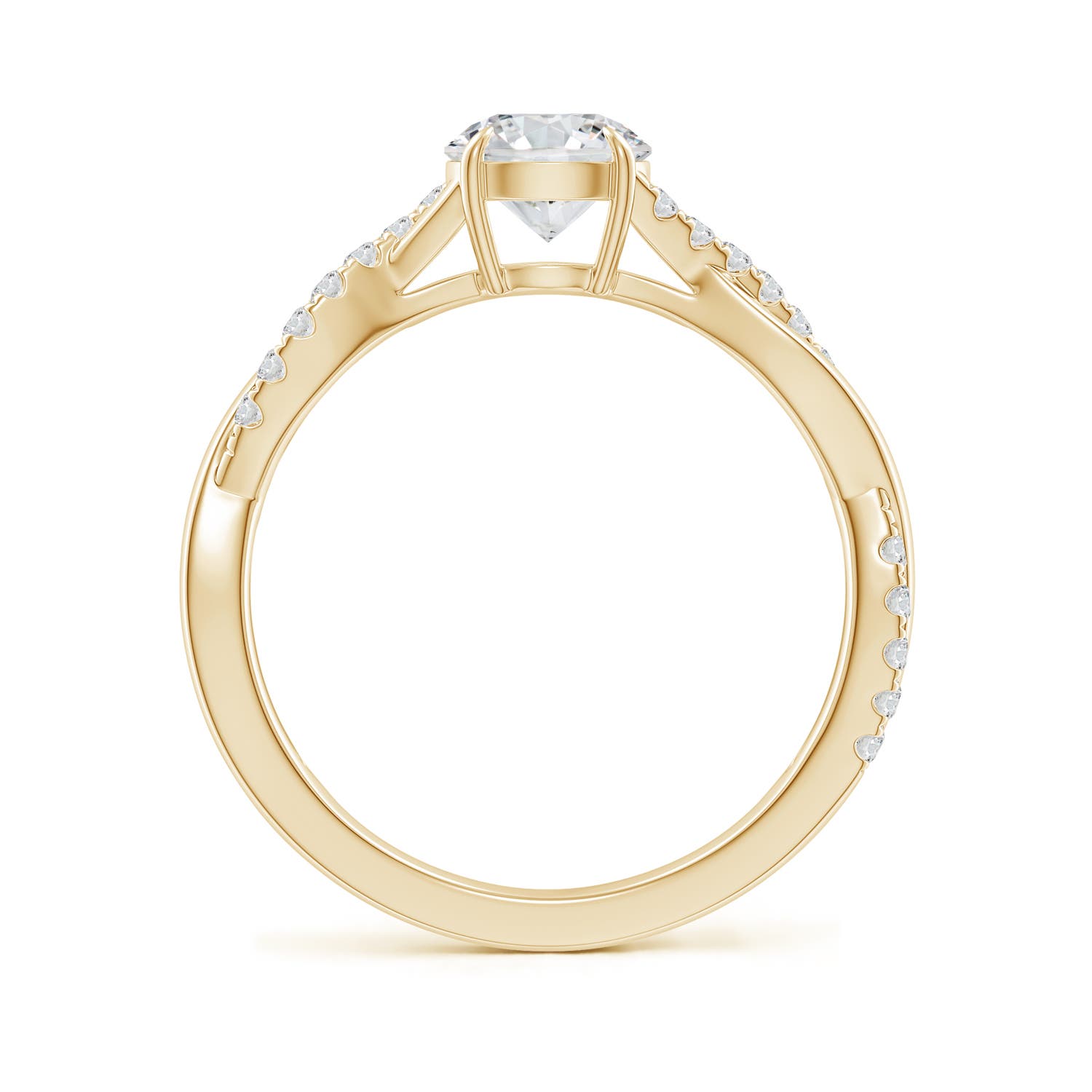 H, SI2 / 0.99 CT / 14 KT Yellow Gold