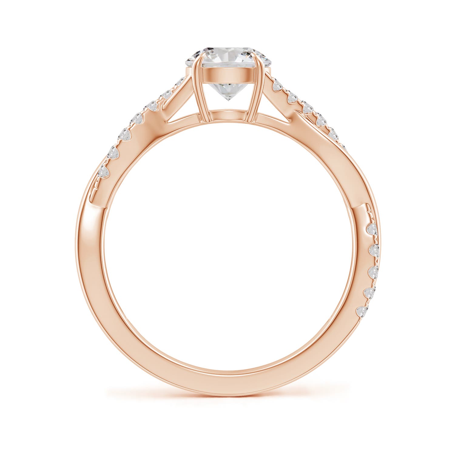 I-J, I1-I2 / 0.99 CT / 14 KT Rose Gold