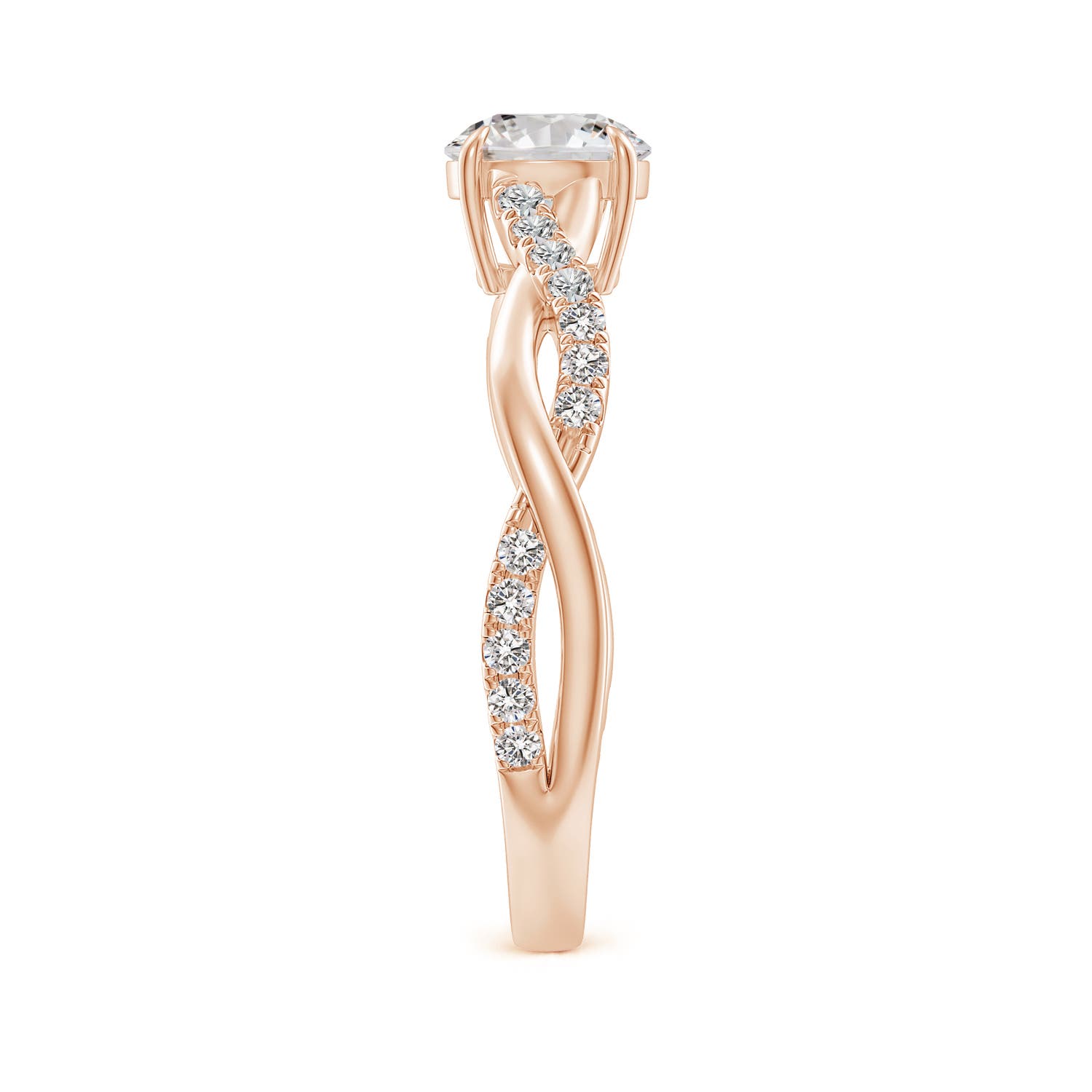 I-J, I1-I2 / 0.99 CT / 14 KT Rose Gold