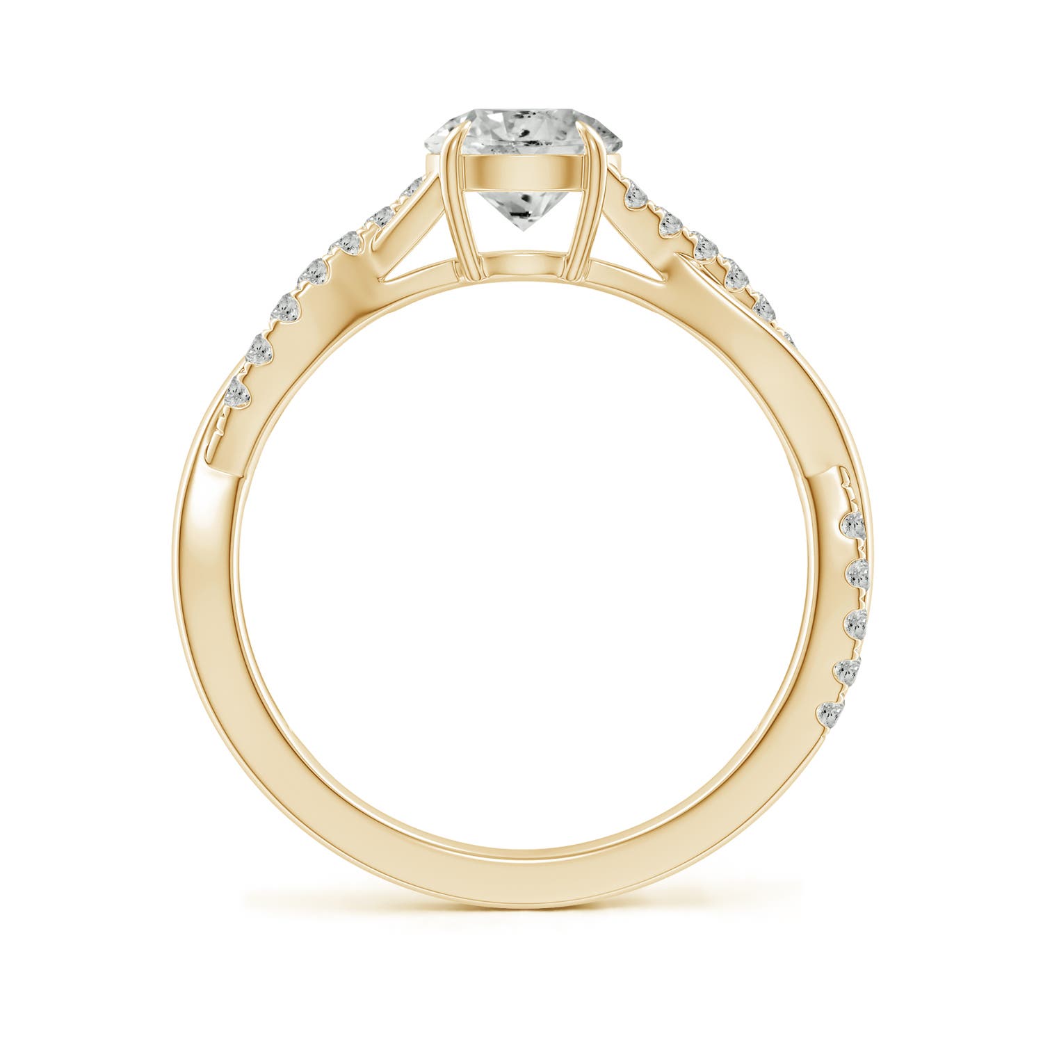 K, I3 / 0.99 CT / 14 KT Yellow Gold