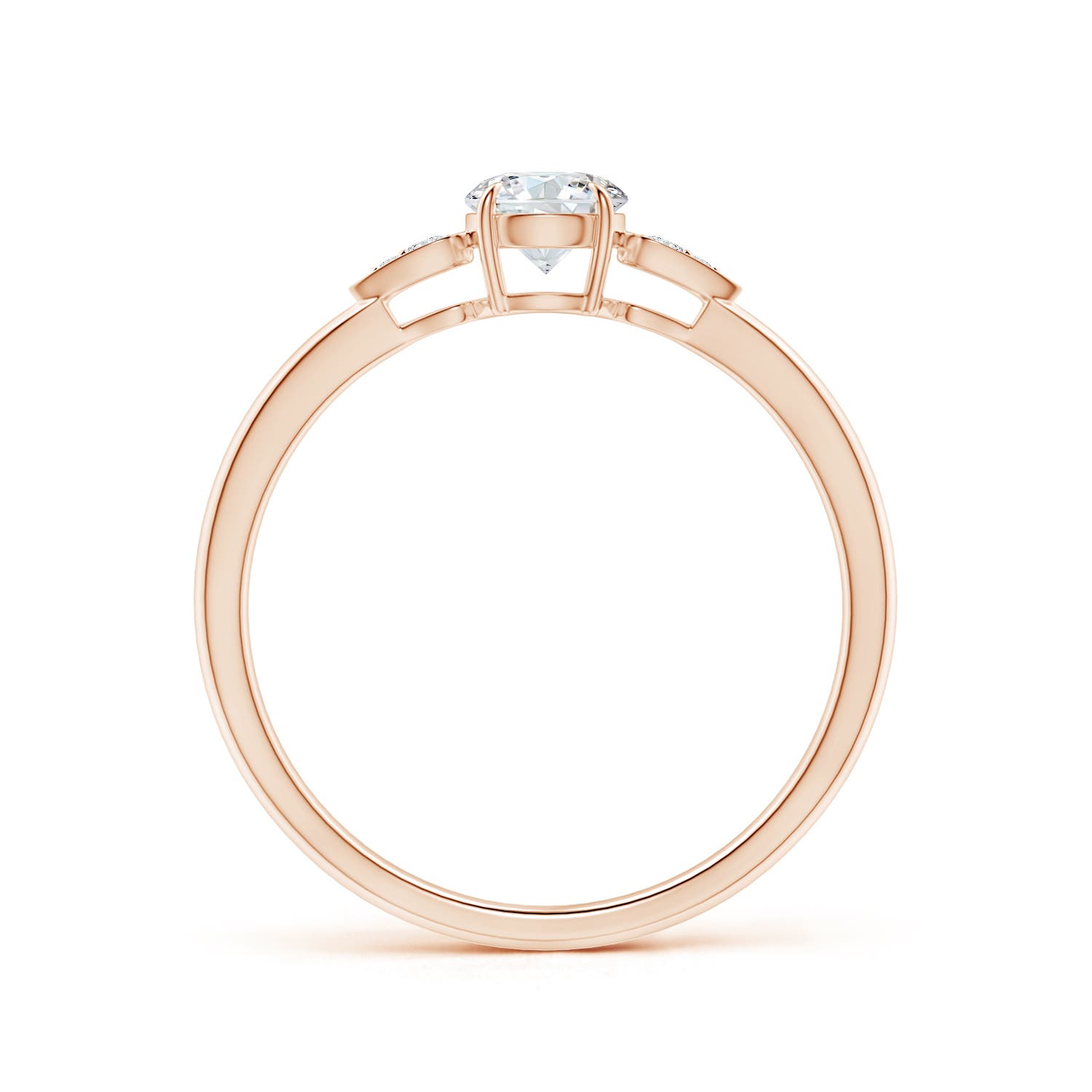 G, VS2 / 0.38 CT / 14 KT Rose Gold