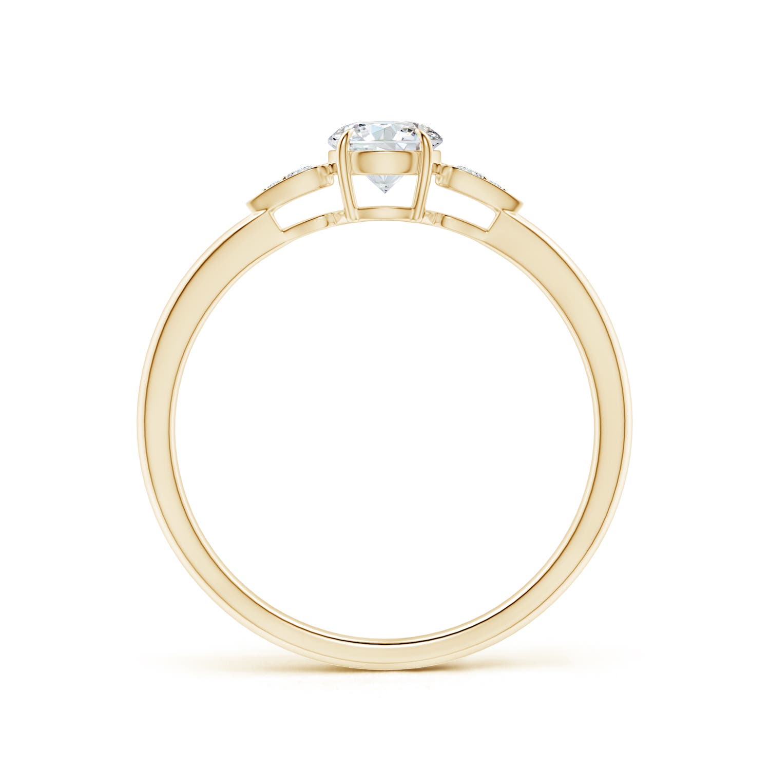 G, VS2 / 0.38 CT / 14 KT Yellow Gold