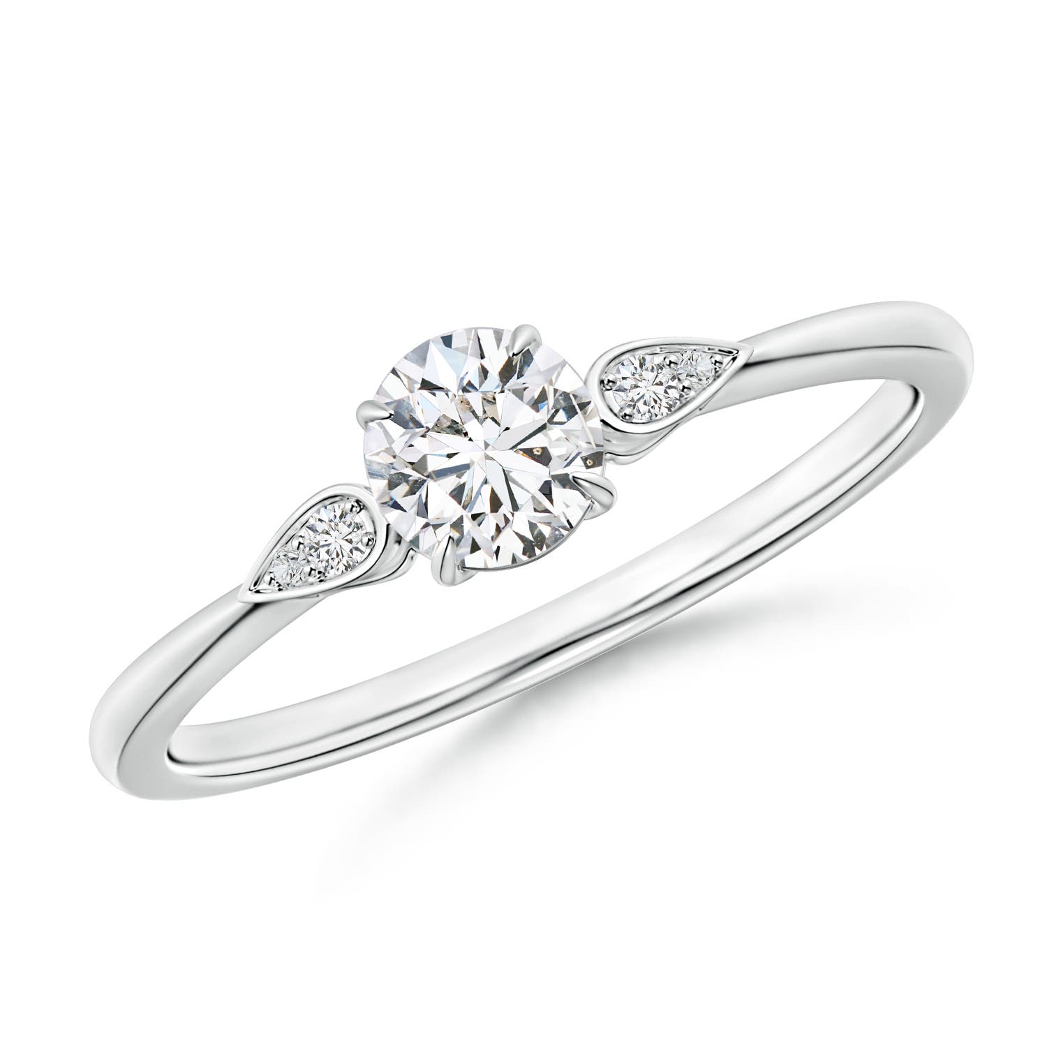 H, SI2 / 0.38 CT / 14 KT White Gold