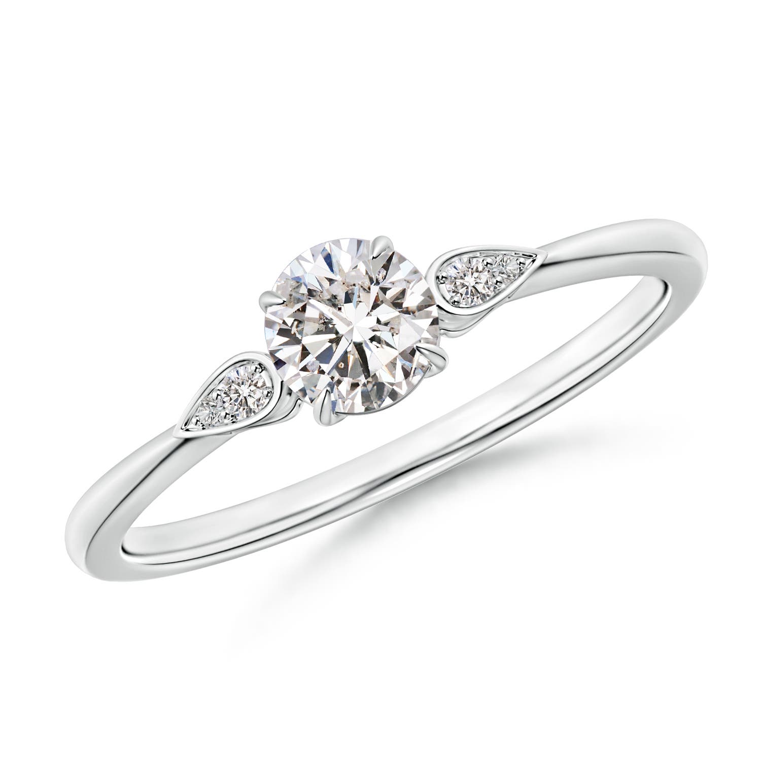 I-J, I1-I2 / 0.38 CT / 14 KT White Gold