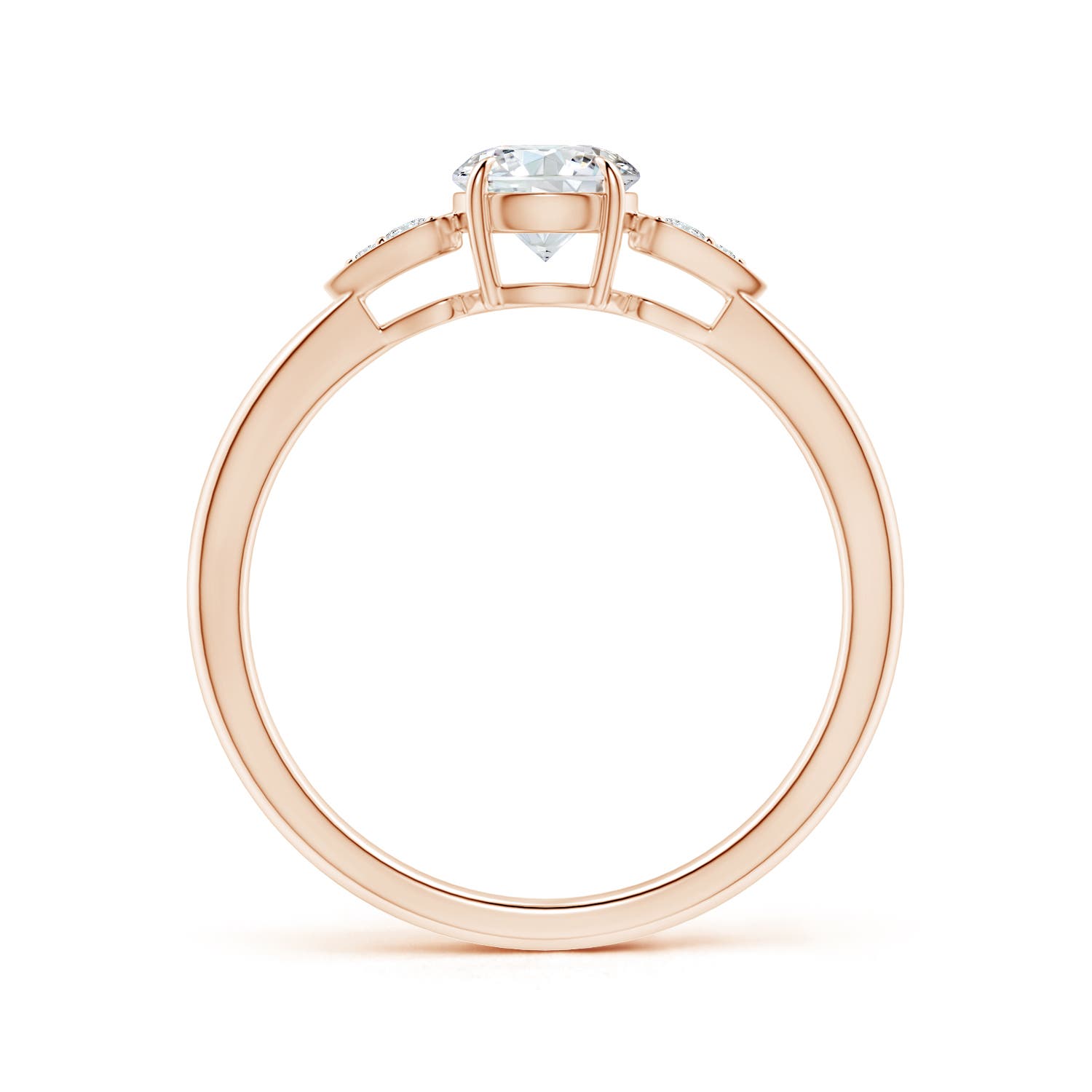 G, VS2 / 0.59 CT / 14 KT Rose Gold