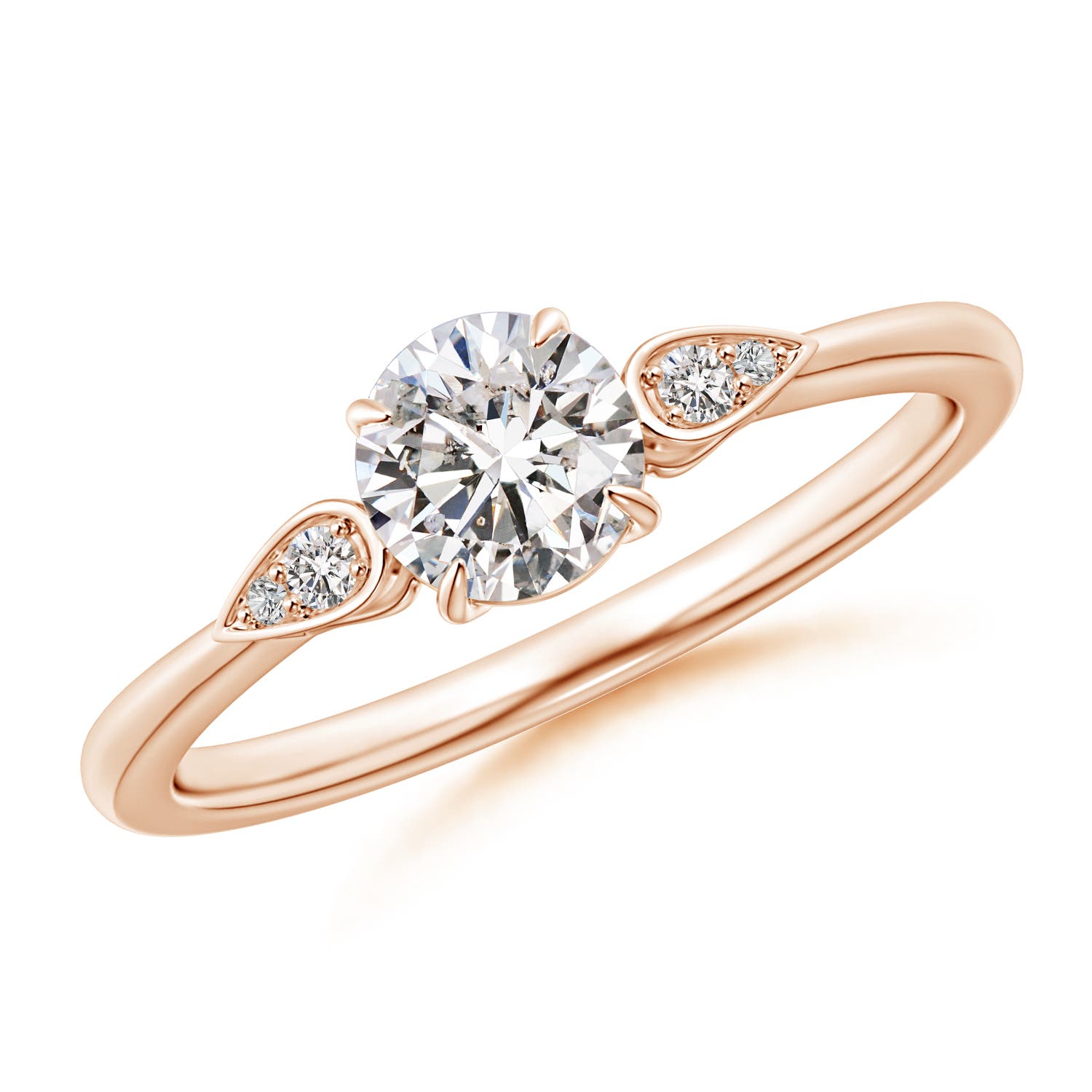 I-J, I1-I2 / 0.59 CT / 14 KT Rose Gold