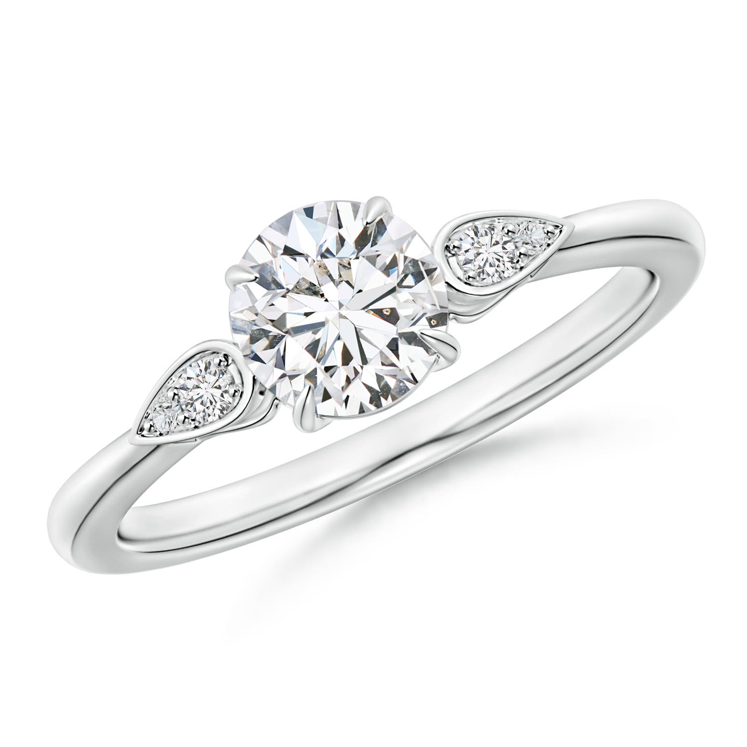 H, SI2 / 0.86 CT / 14 KT White Gold