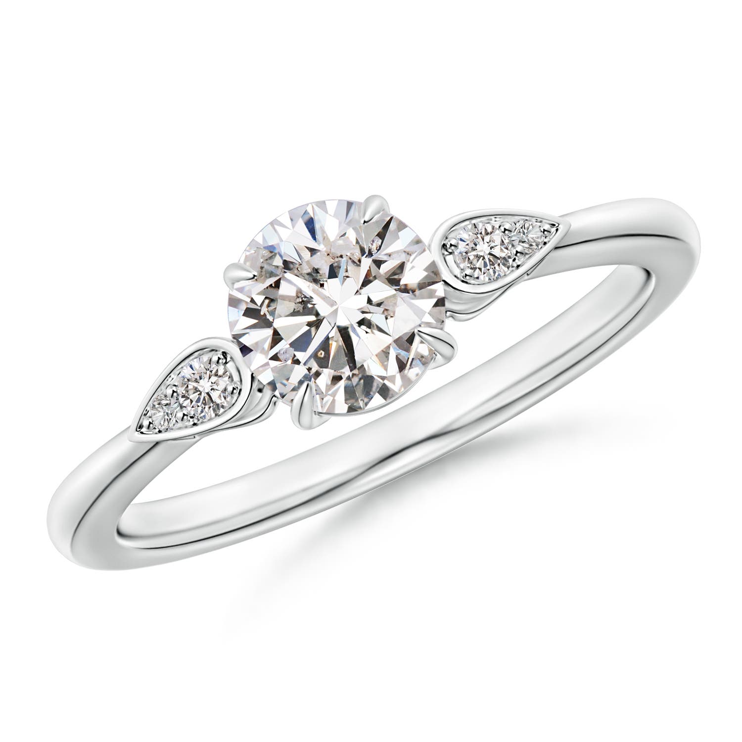 I-J, I1-I2 / 0.86 CT / 14 KT White Gold