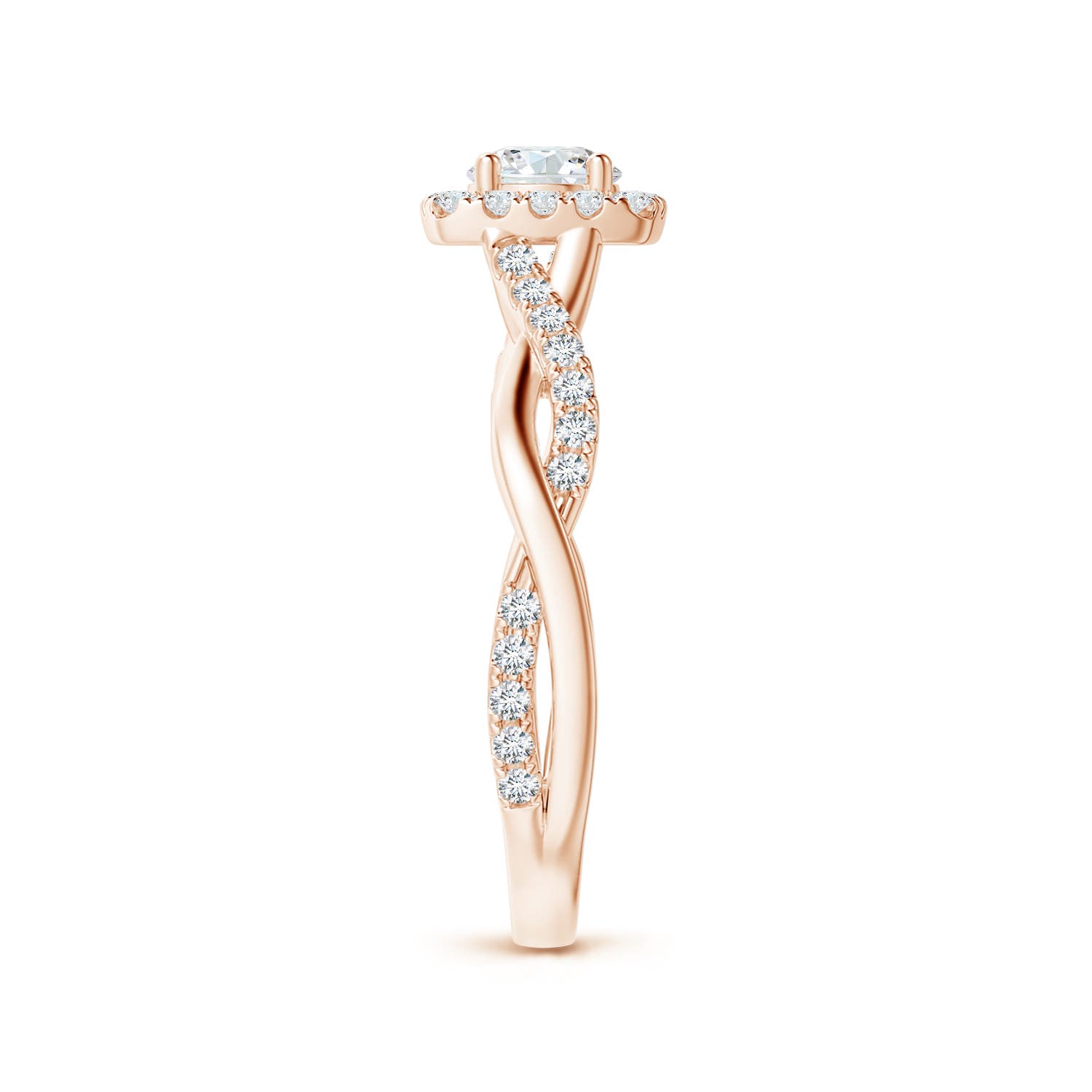 G, VS2 / 0.75 CT / 14 KT Rose Gold