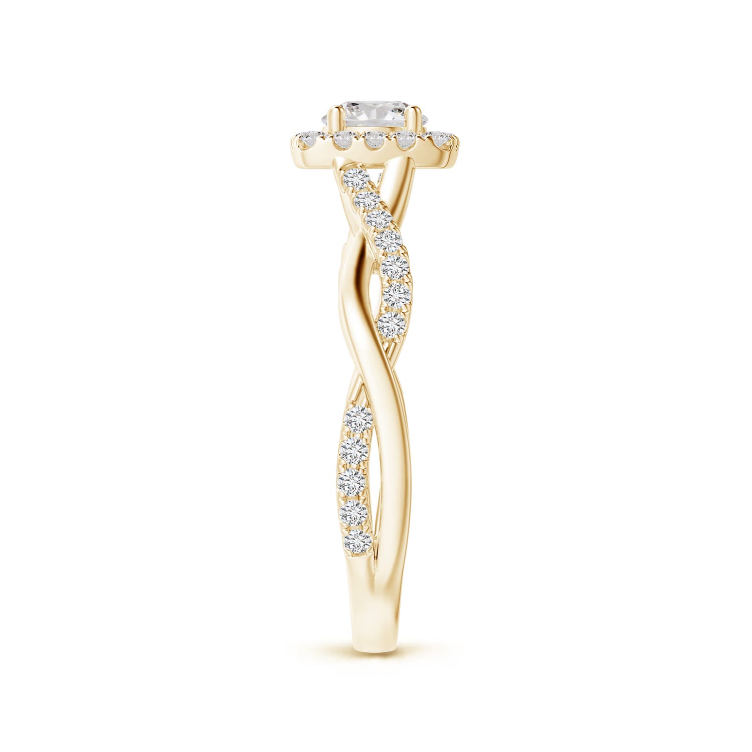 H, SI2 / 0.75 CT / 14 KT Yellow Gold