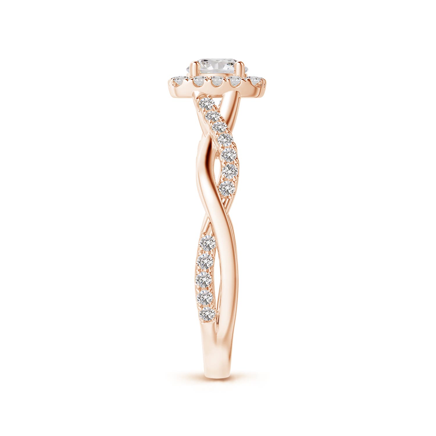 I-J, I1-I2 / 0.75 CT / 14 KT Rose Gold