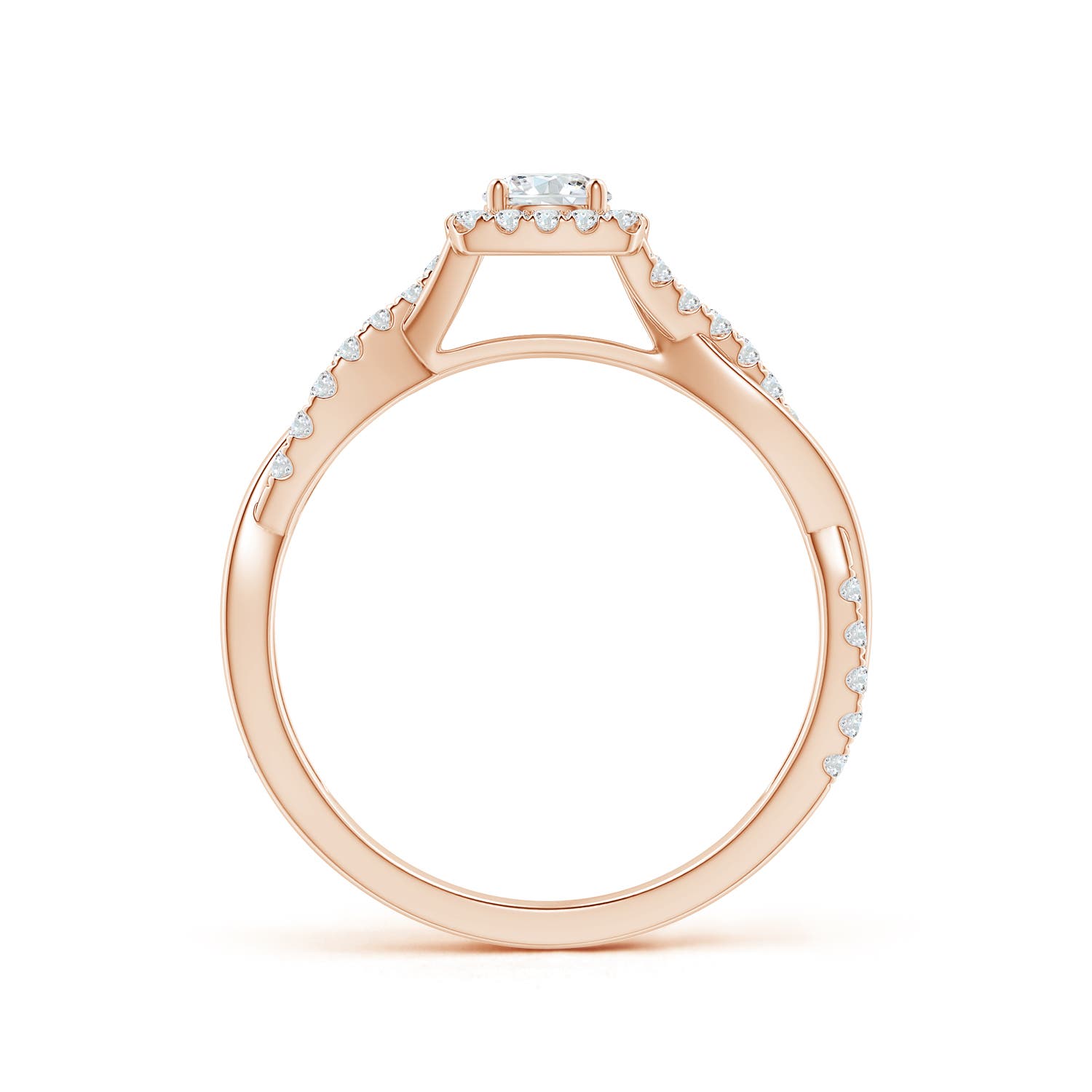 G, VS2 / 0.48 CT / 14 KT Rose Gold