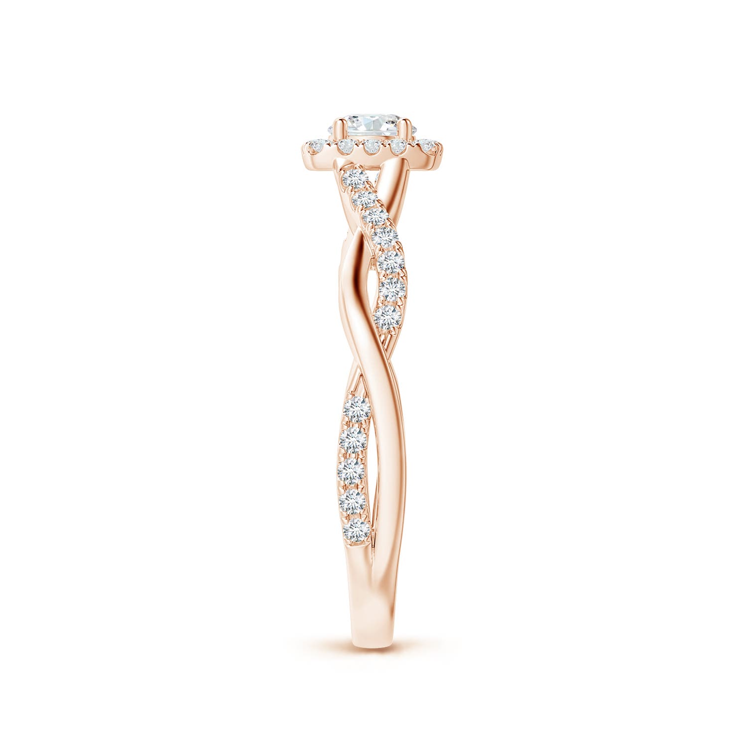 G, VS2 / 0.48 CT / 14 KT Rose Gold