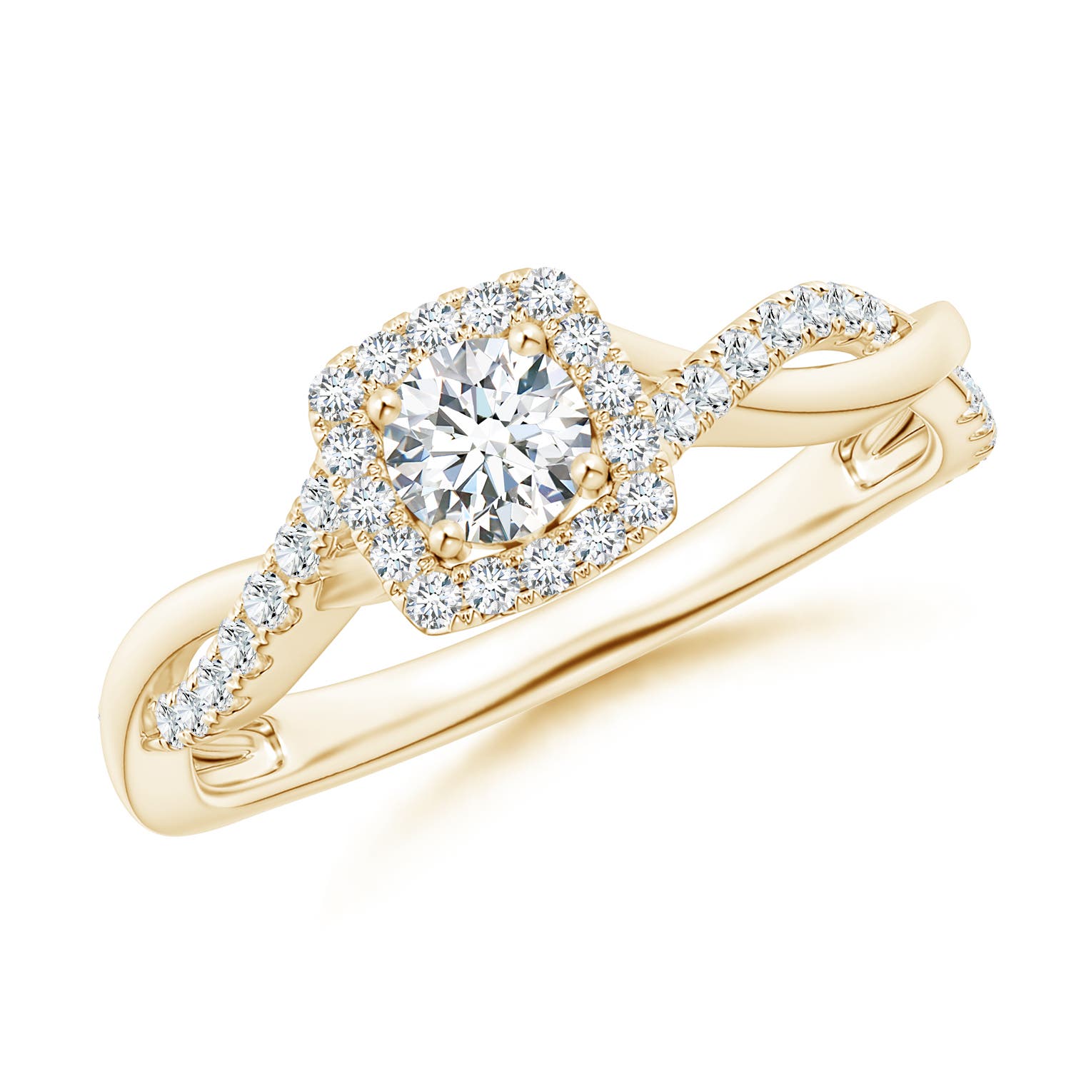 G, VS2 / 0.48 CT / 14 KT Yellow Gold