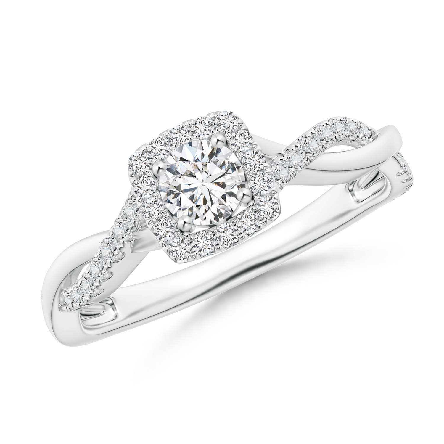 H, SI2 / 0.48 CT / 14 KT White Gold