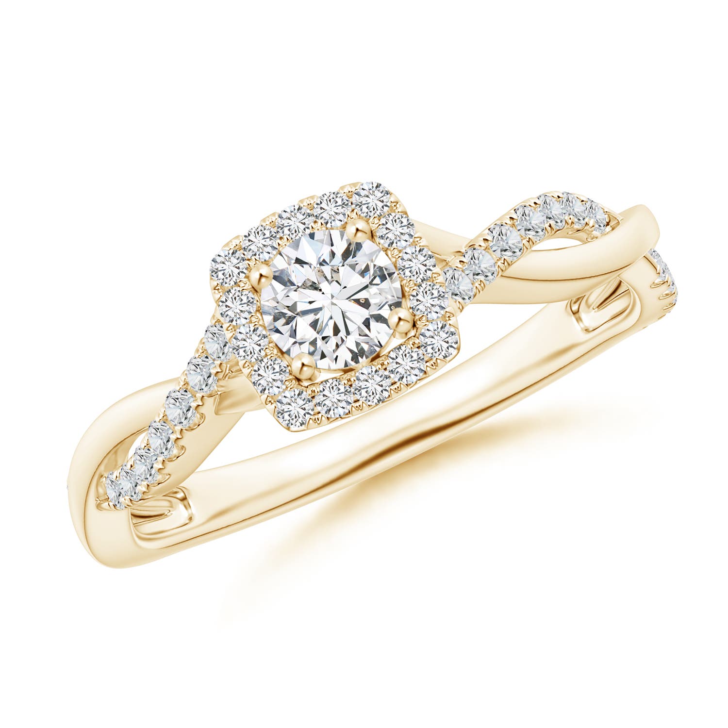 H, SI2 / 0.48 CT / 14 KT Yellow Gold