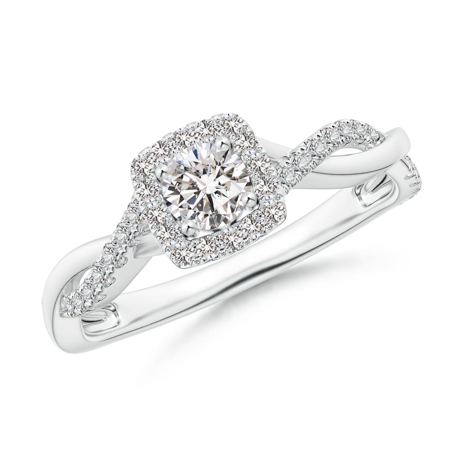 I-J, I1-I2 / 0.48 CT / 14 KT White Gold