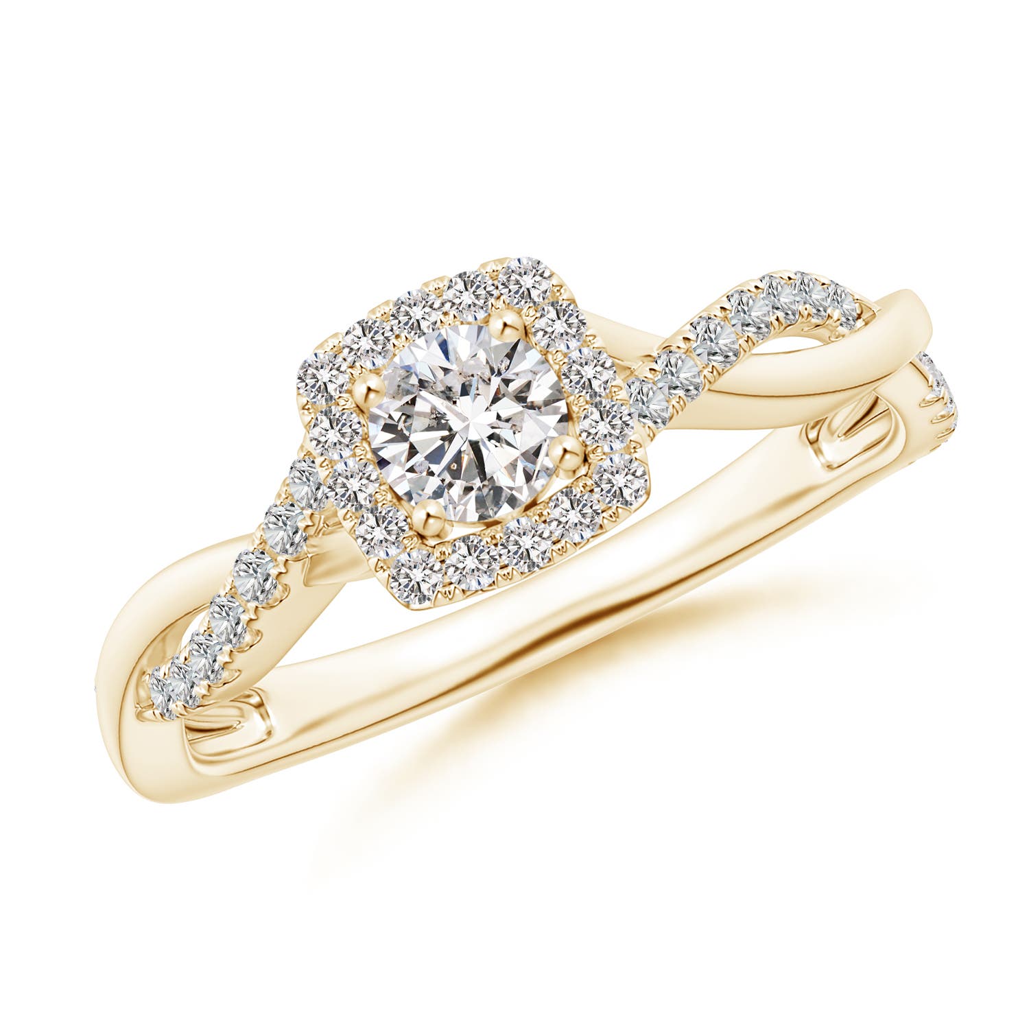 I-J, I1-I2 / 0.48 CT / 14 KT Yellow Gold