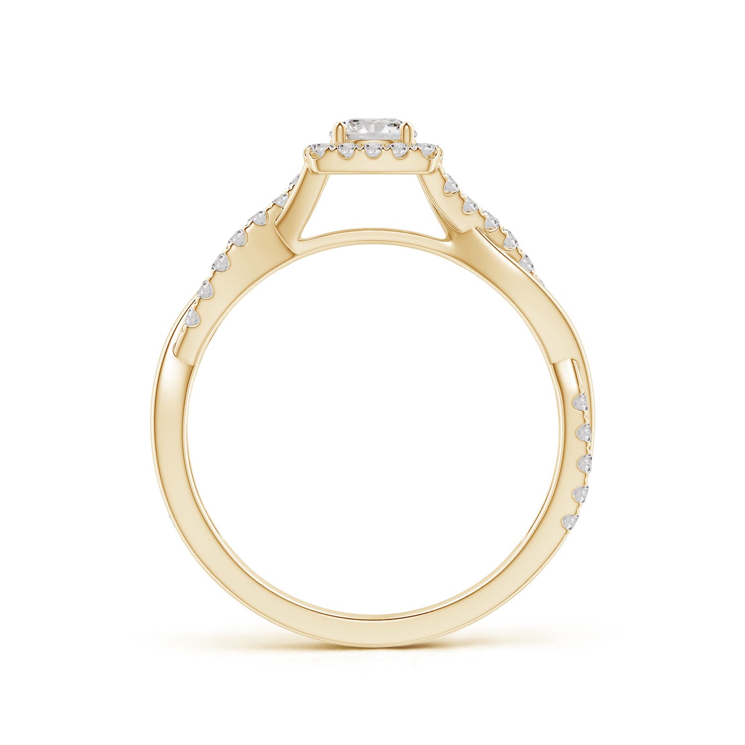 I-J, I1-I2 / 0.48 CT / 14 KT Yellow Gold