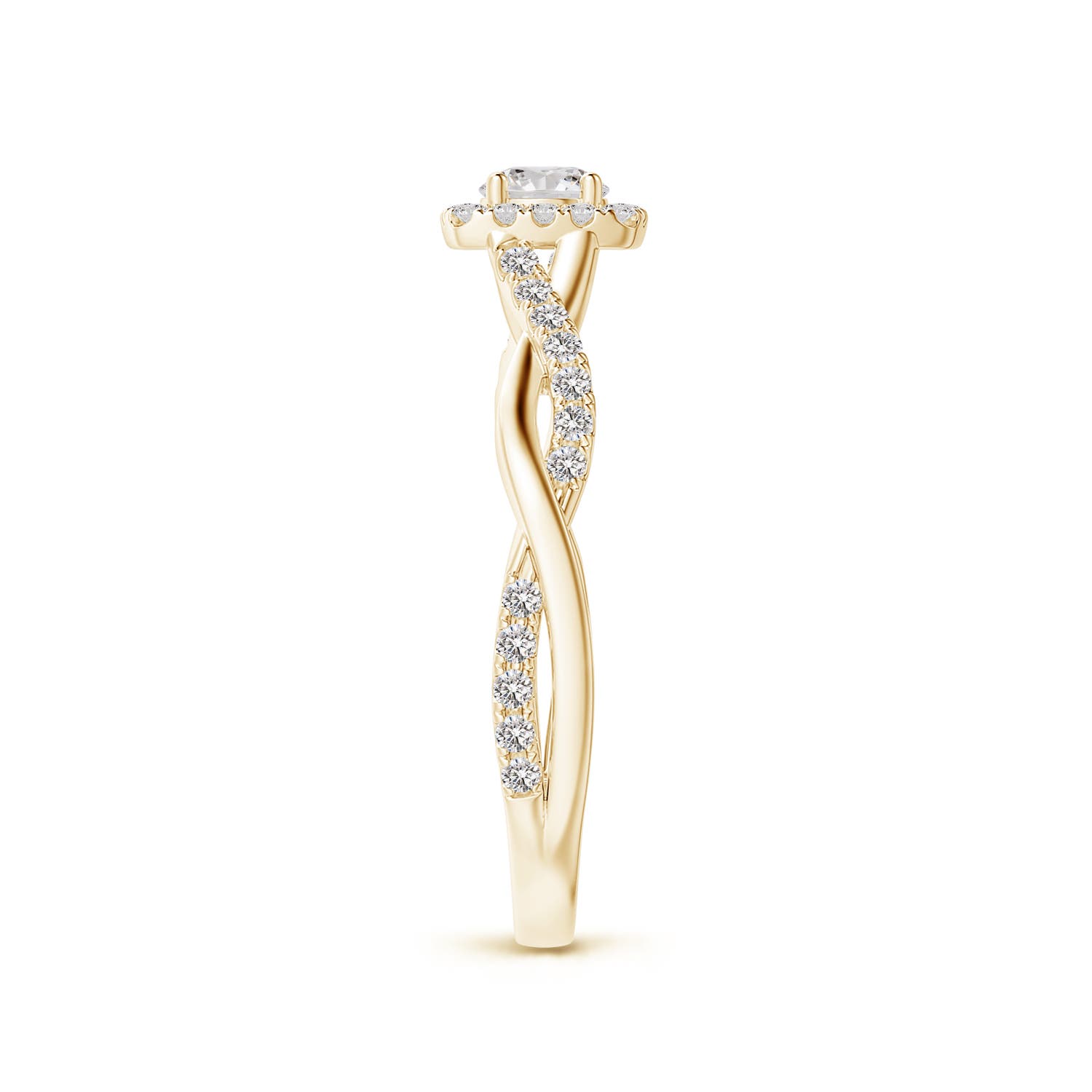 I-J, I1-I2 / 0.48 CT / 14 KT Yellow Gold