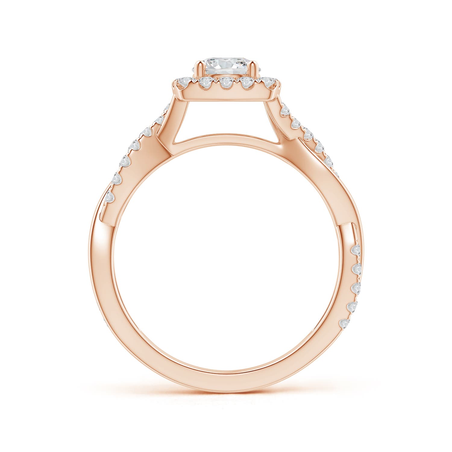 H, SI2 / 0.98 CT / 14 KT Rose Gold