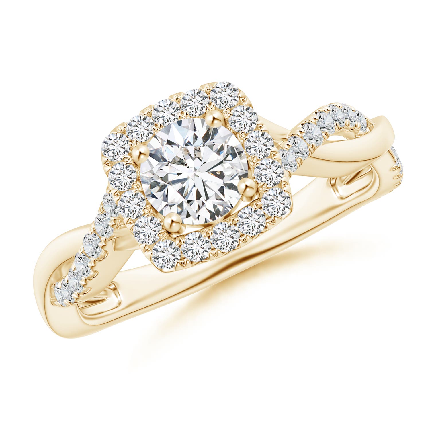 H, SI2 / 0.98 CT / 14 KT Yellow Gold