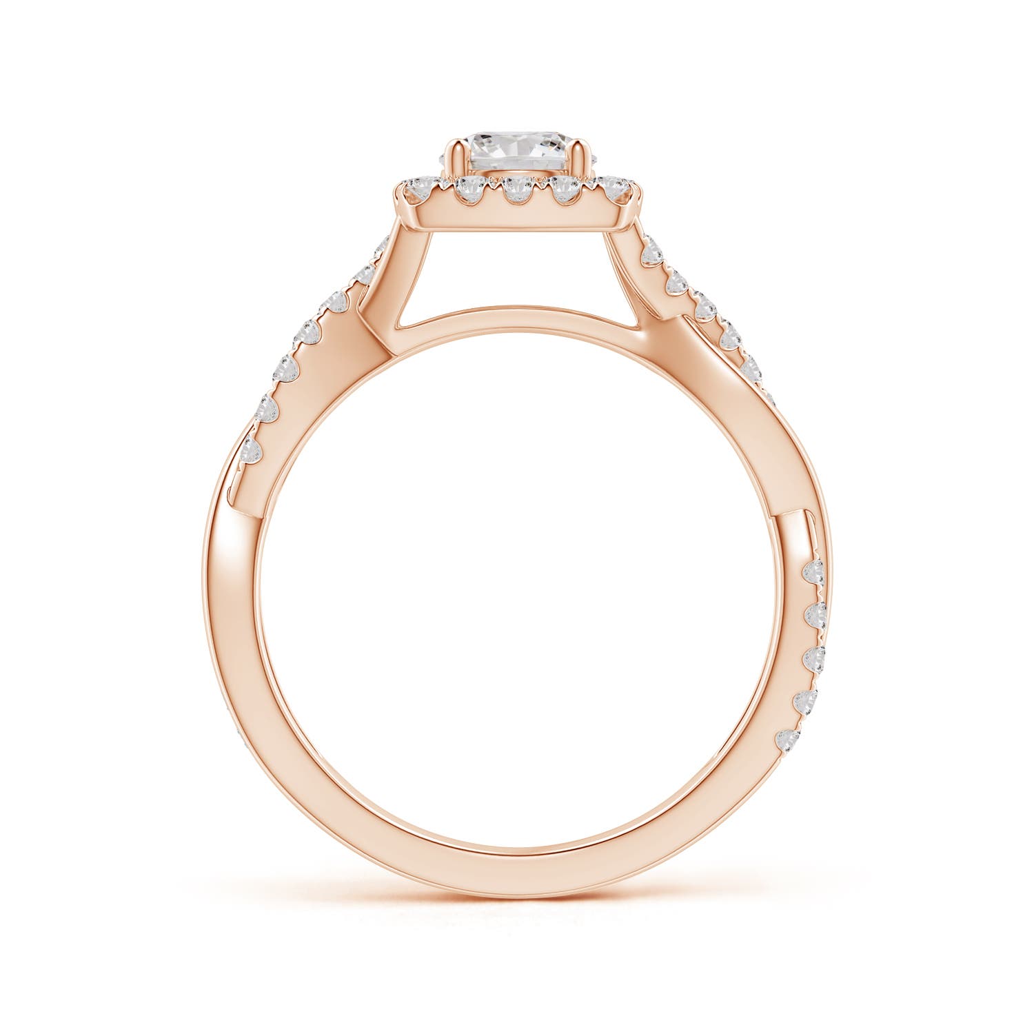 I-J, I1-I2 / 0.98 CT / 14 KT Rose Gold