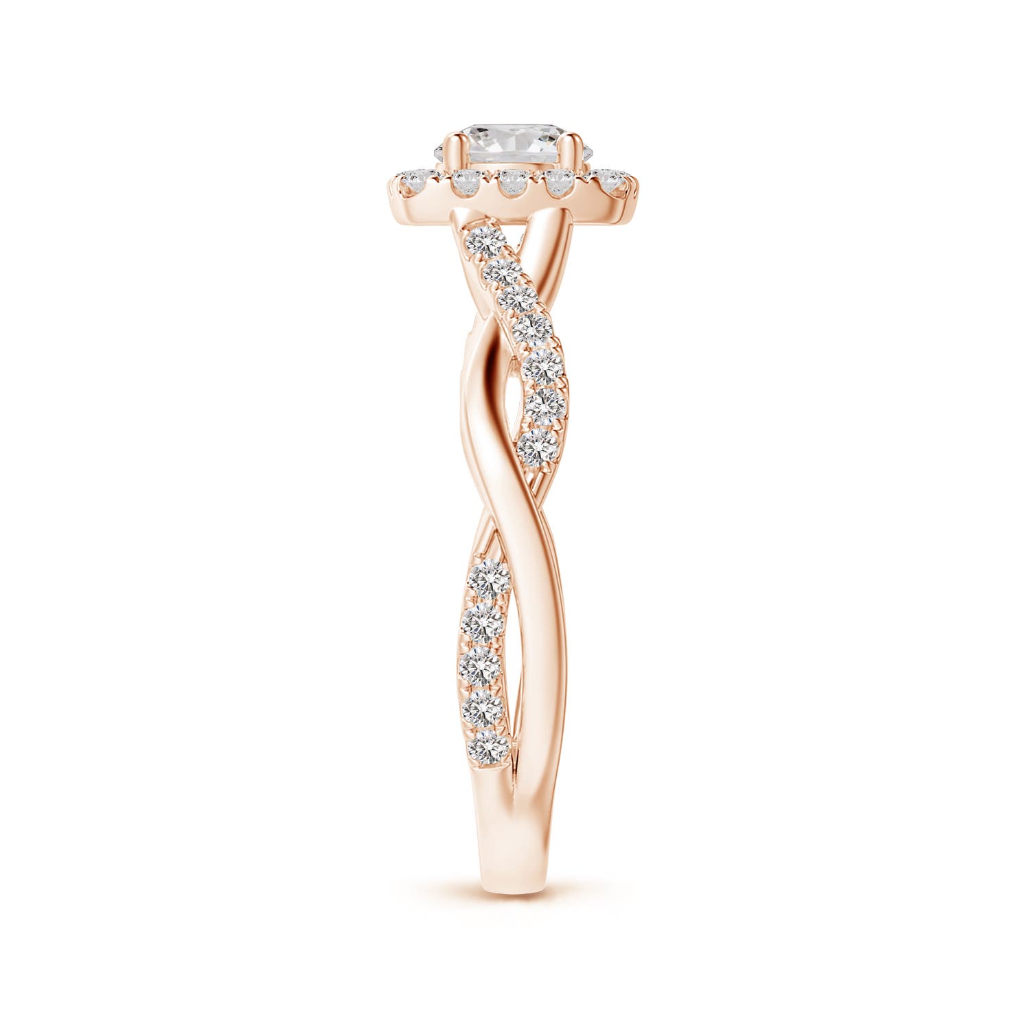 I-J, I1-I2 / 0.98 CT / 14 KT Rose Gold