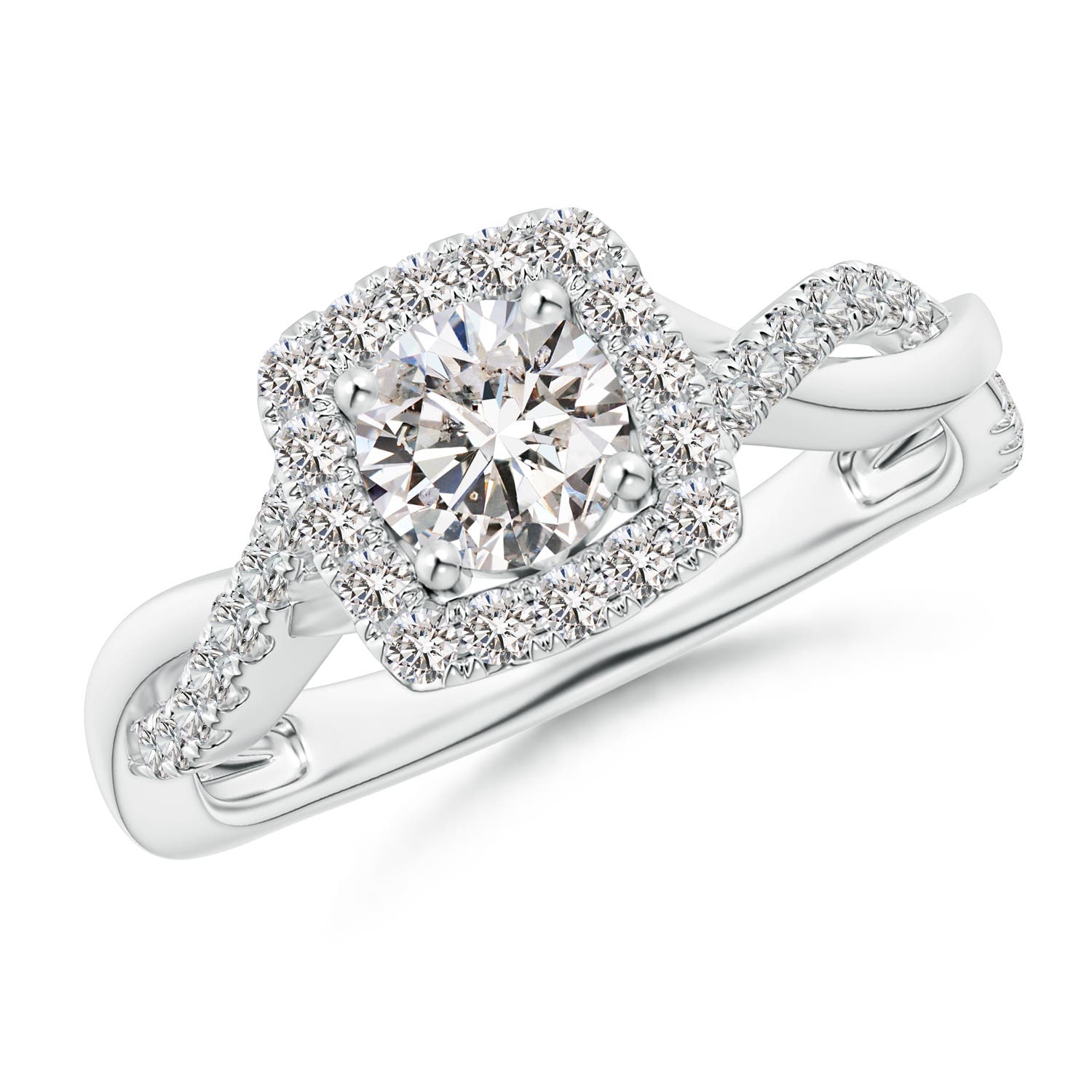 I-J, I1-I2 / 0.98 CT / 14 KT White Gold