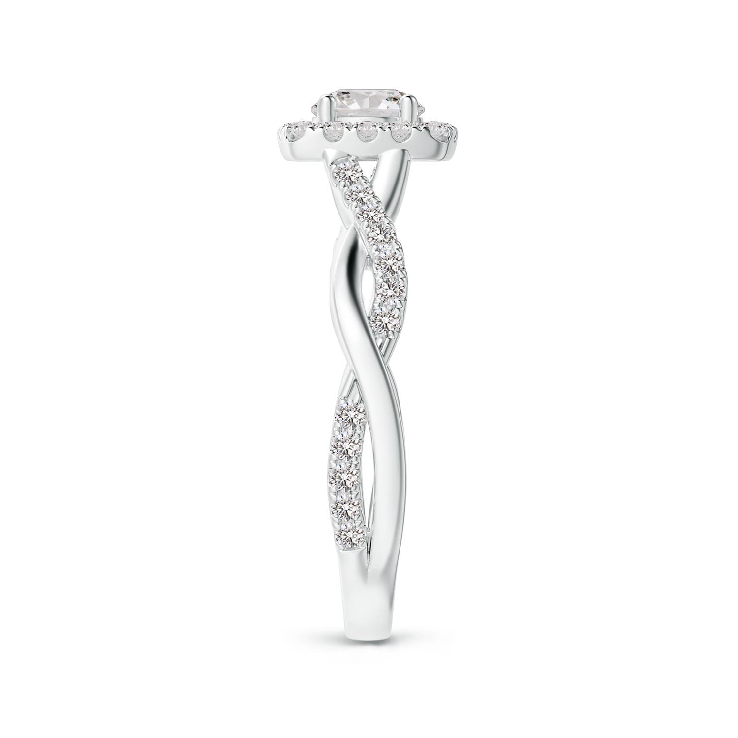 I-J, I1-I2 / 0.98 CT / 14 KT White Gold