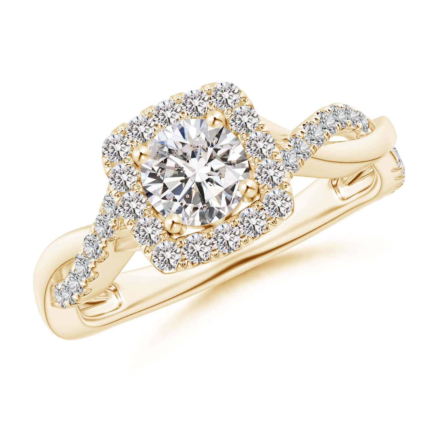 I-J, I1-I2 / 0.98 CT / 14 KT Yellow Gold