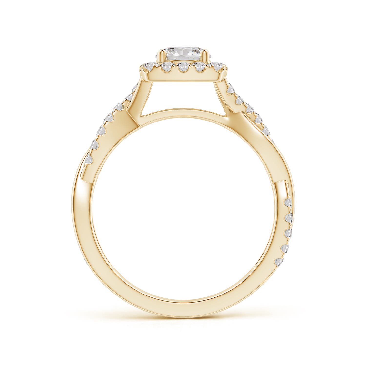 I-J, I1-I2 / 0.98 CT / 14 KT Yellow Gold