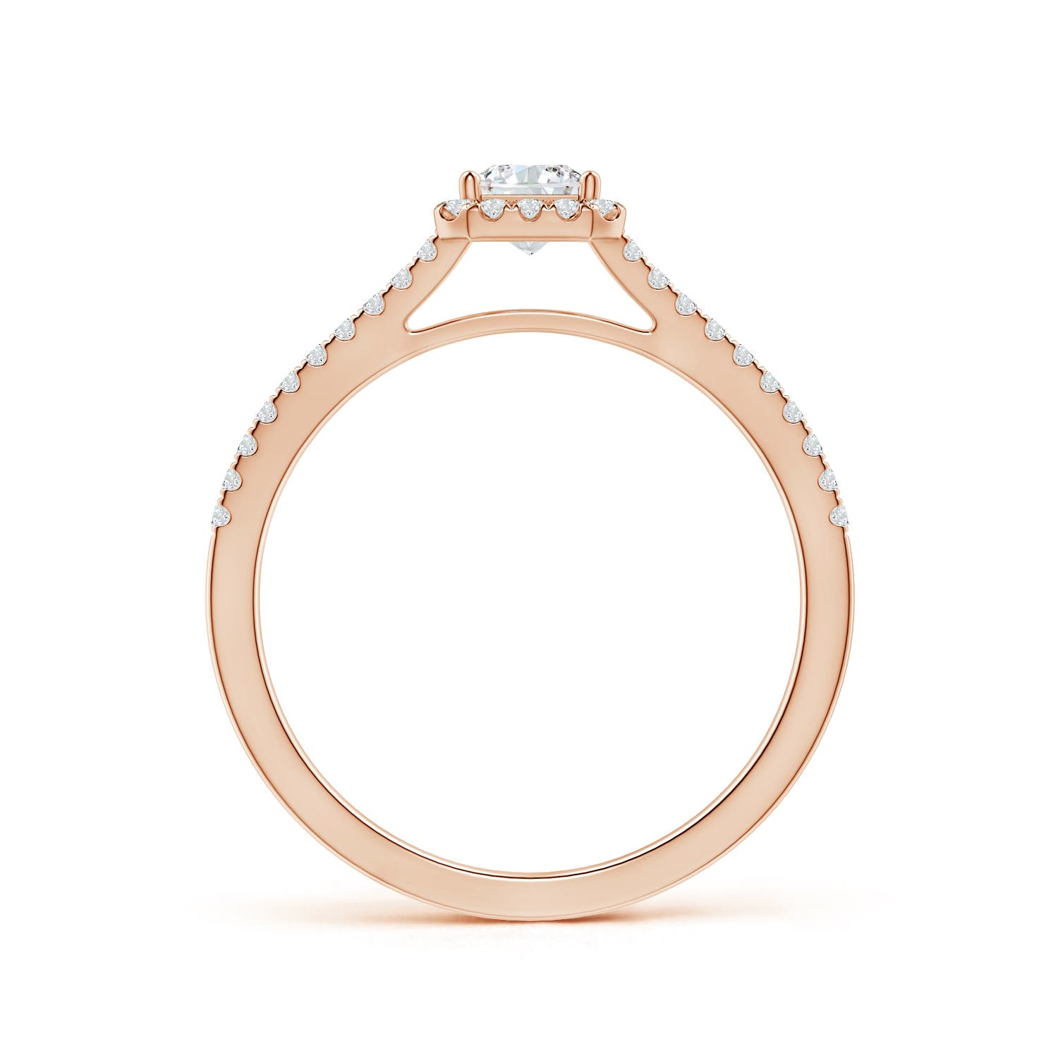 G, VS2 / 0.5 CT / 14 KT Rose Gold