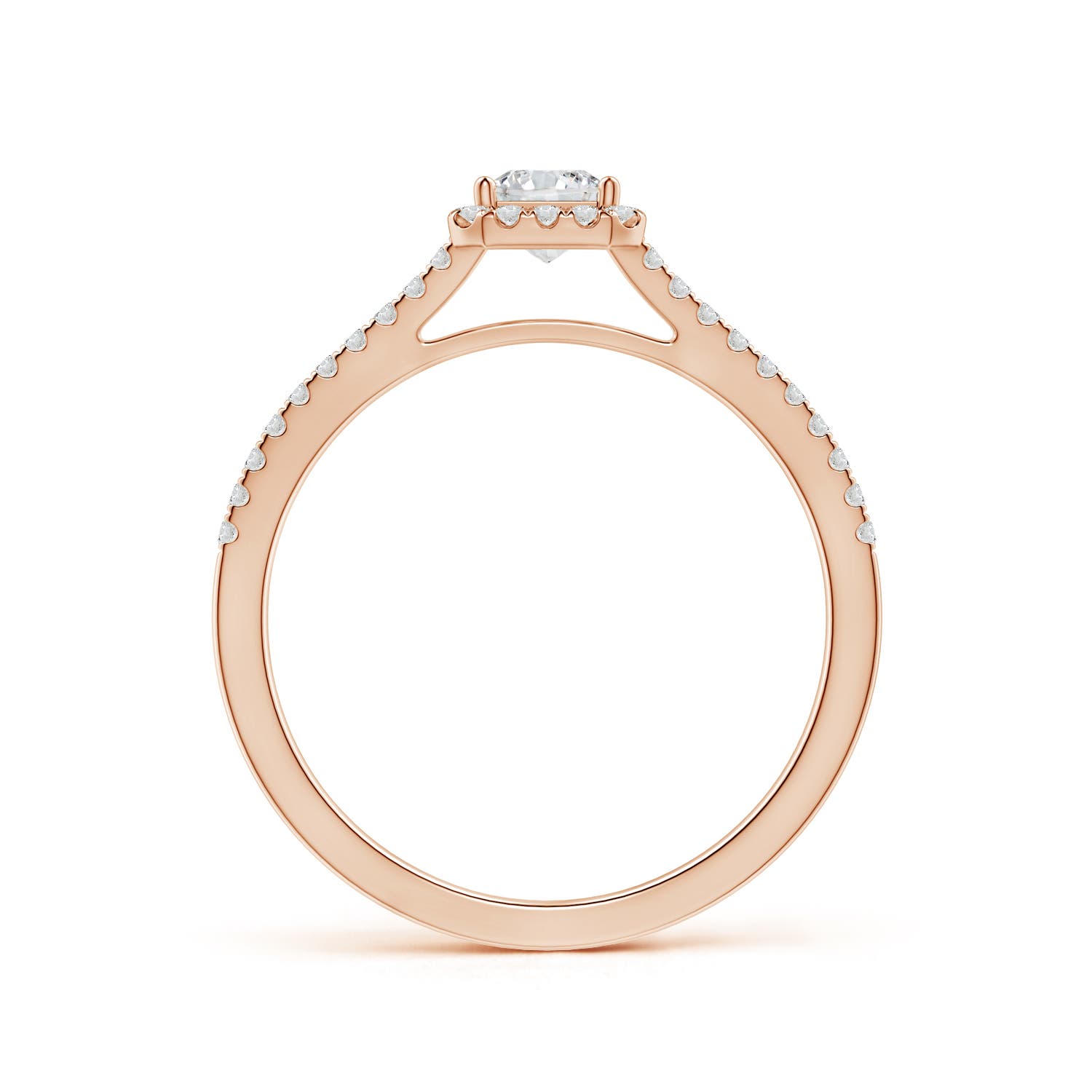 H, SI2 / 0.5 CT / 14 KT Rose Gold