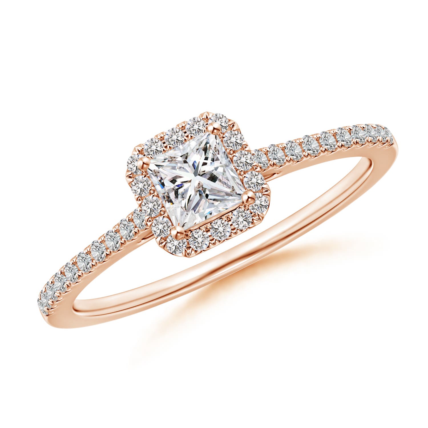 I-J, I1-I2 / 0.5 CT / 14 KT Rose Gold