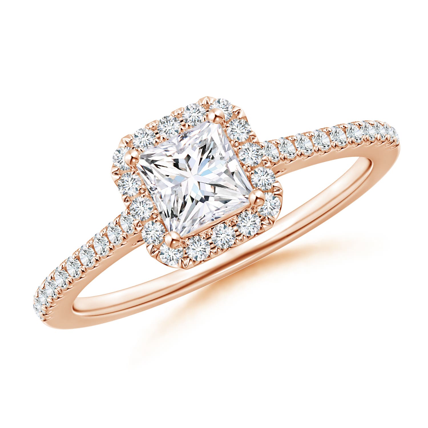 G, VS2 / 0.77 CT / 14 KT Rose Gold