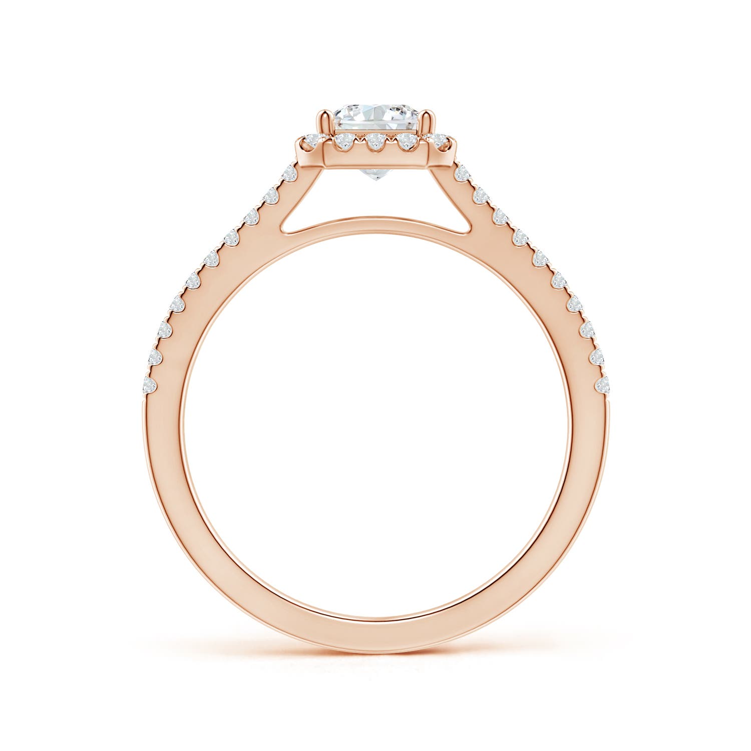 G, VS2 / 0.77 CT / 14 KT Rose Gold