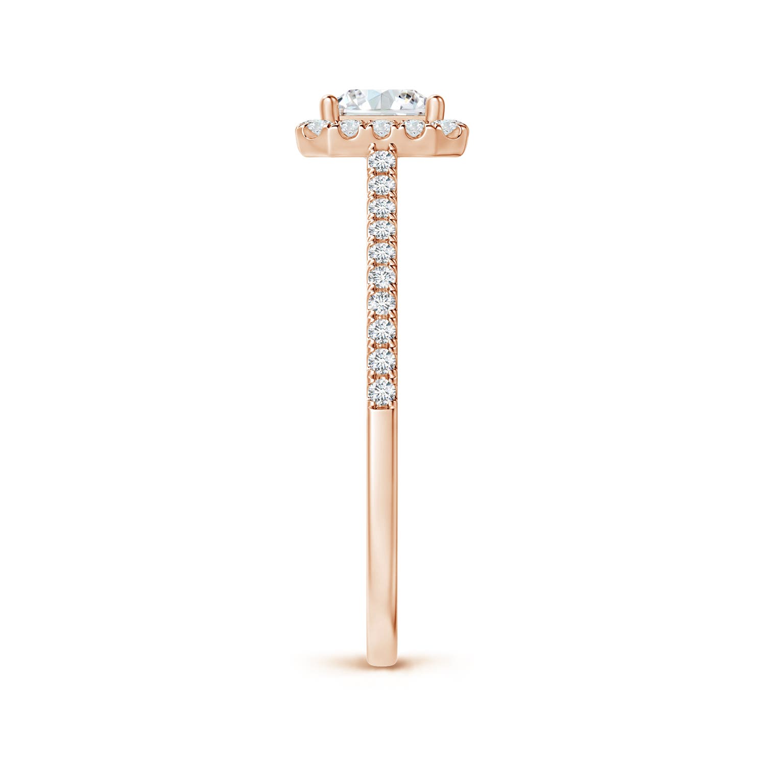 G, VS2 / 0.77 CT / 14 KT Rose Gold