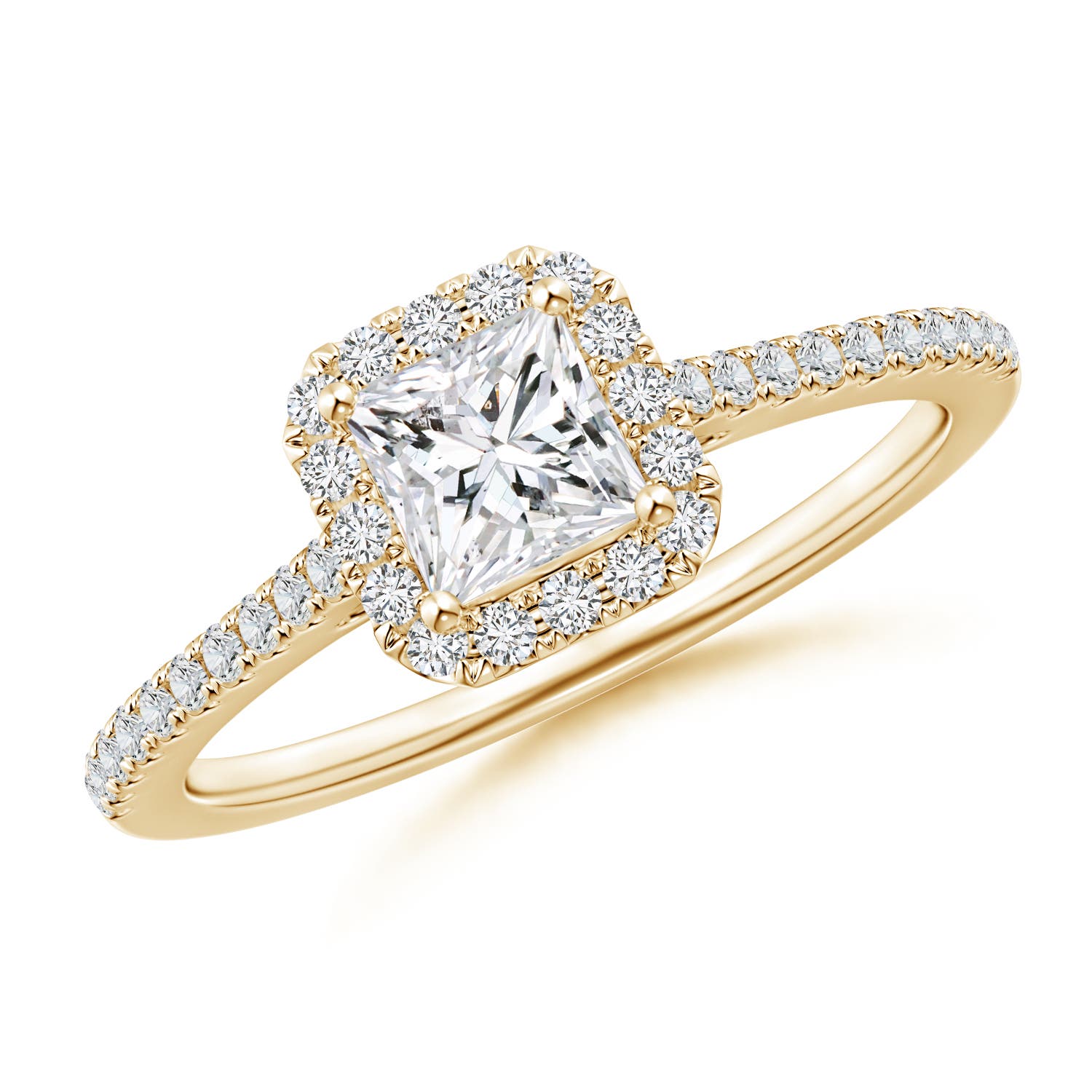 H, SI2 / 0.77 CT / 14 KT Yellow Gold