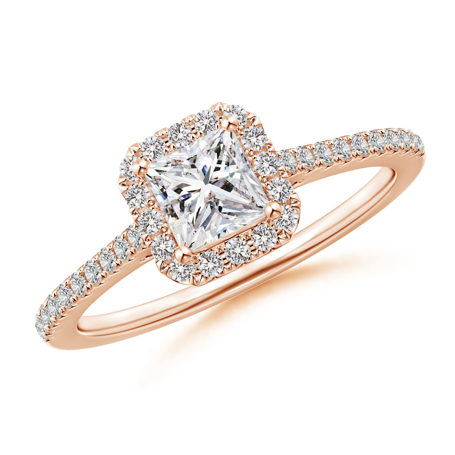 I-J, I1-I2 / 0.77 CT / 14 KT Rose Gold