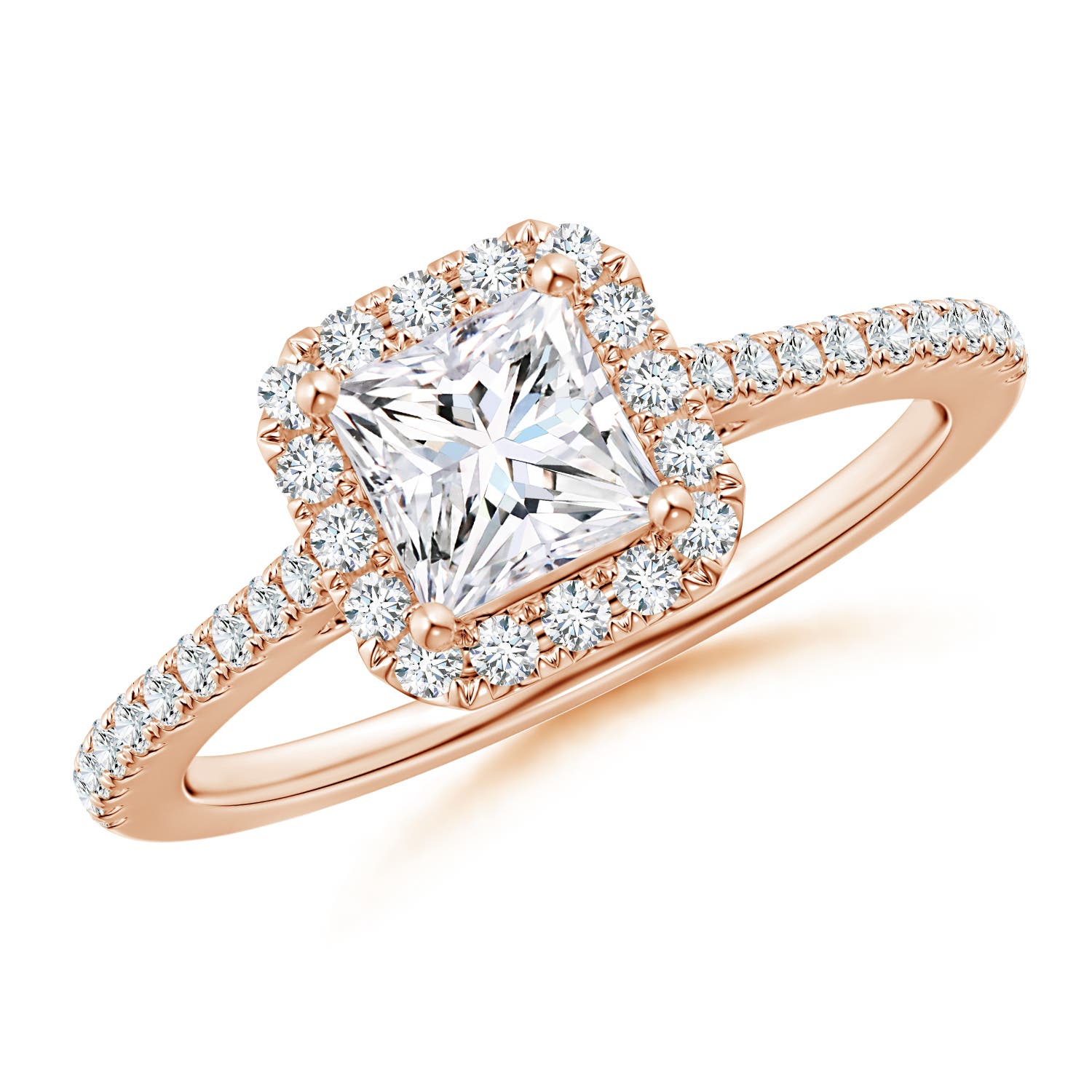 G, VS2 / 1.02 CT / 14 KT Rose Gold